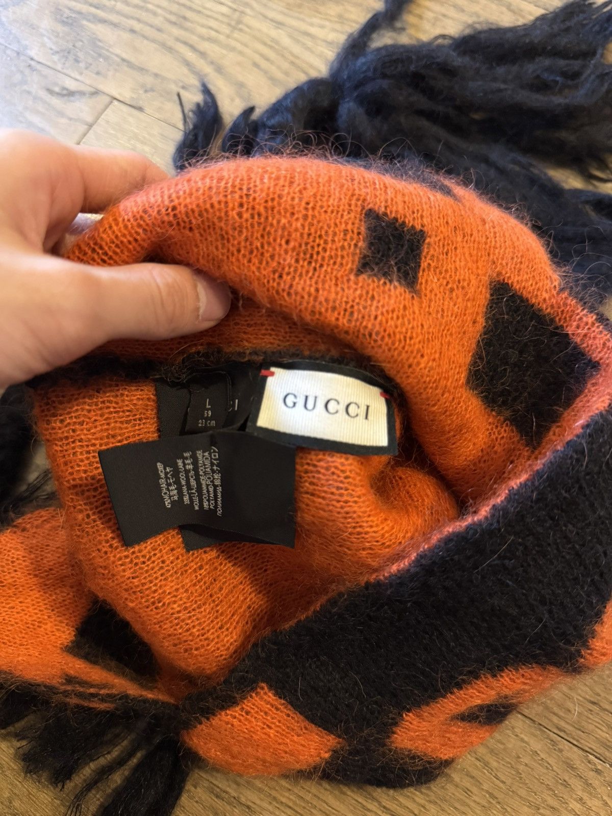 Gucci Gucci motif earmuff cap Size ONE SIZE - 3 Thumbnail