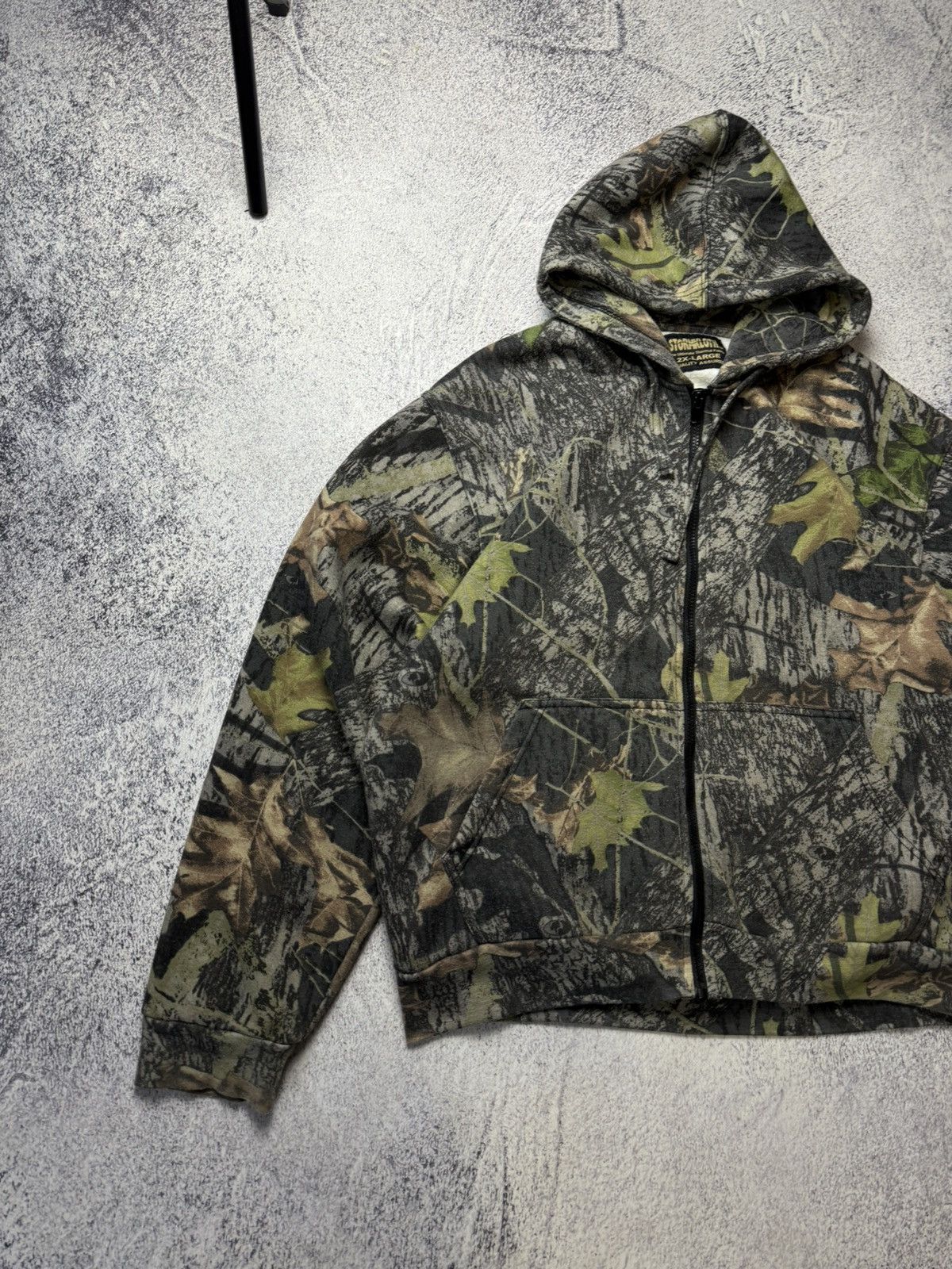 Carhartt Crazy Vintage Y2K Realtree Camo Zip Hoodie Carhartt Style Size US XXL / EU 58 / 5 - 2 Thumbnail