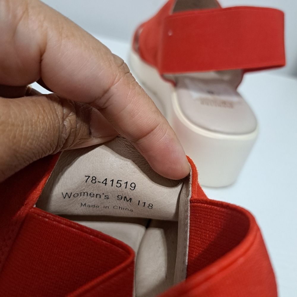 Johnston & Murphy Johnston & Murphy Cassandra Women's Suede Wedge Sandals Slin Size US 9 / IT 39 - 11 Thumbnail