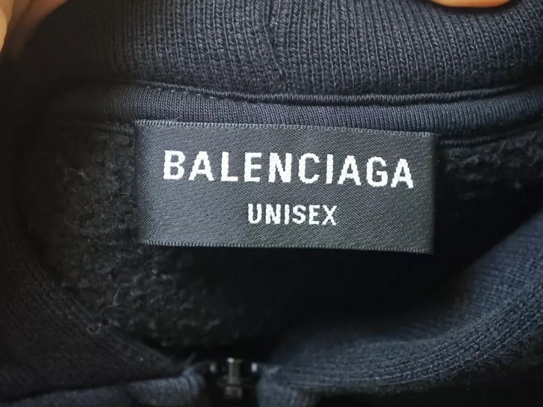 Balenciaga Balenciaga LOGO hooded zipper sweater coat at the back Size US L / EU 52-54 / 3 - 3 Thumbnail