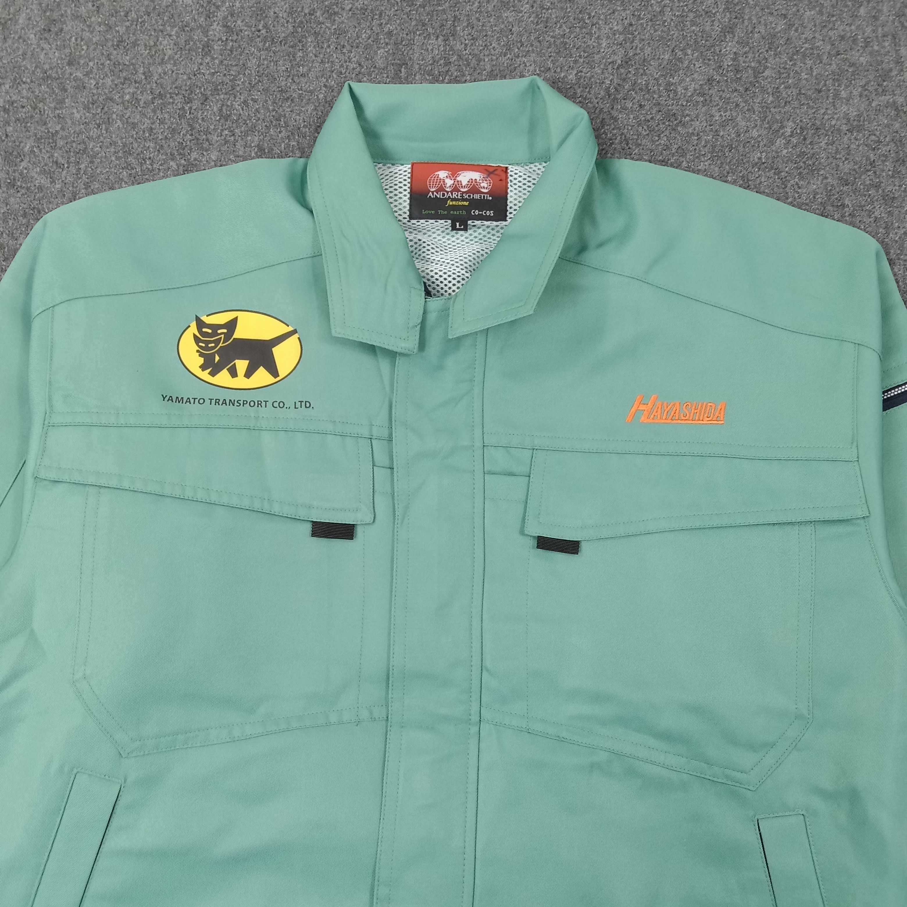 Japanese Brand YAMATO TRANSPORT Japanese Workwear Custom Art Jacket C251N21 Size US L / EU 52-54 / 3 - 4 Thumbnail