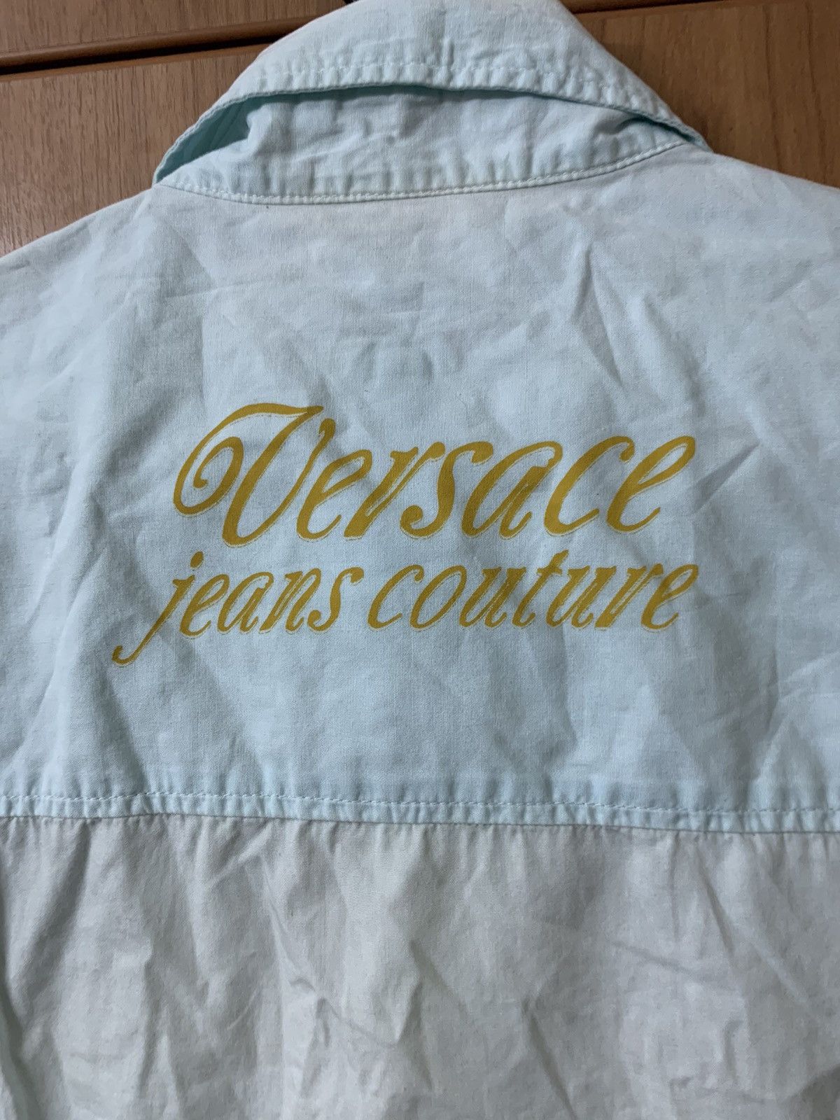 Versace × Vintage Versace jeans couture shirt Size US L / EU 52-54 / 3 - 2 Thumbnail