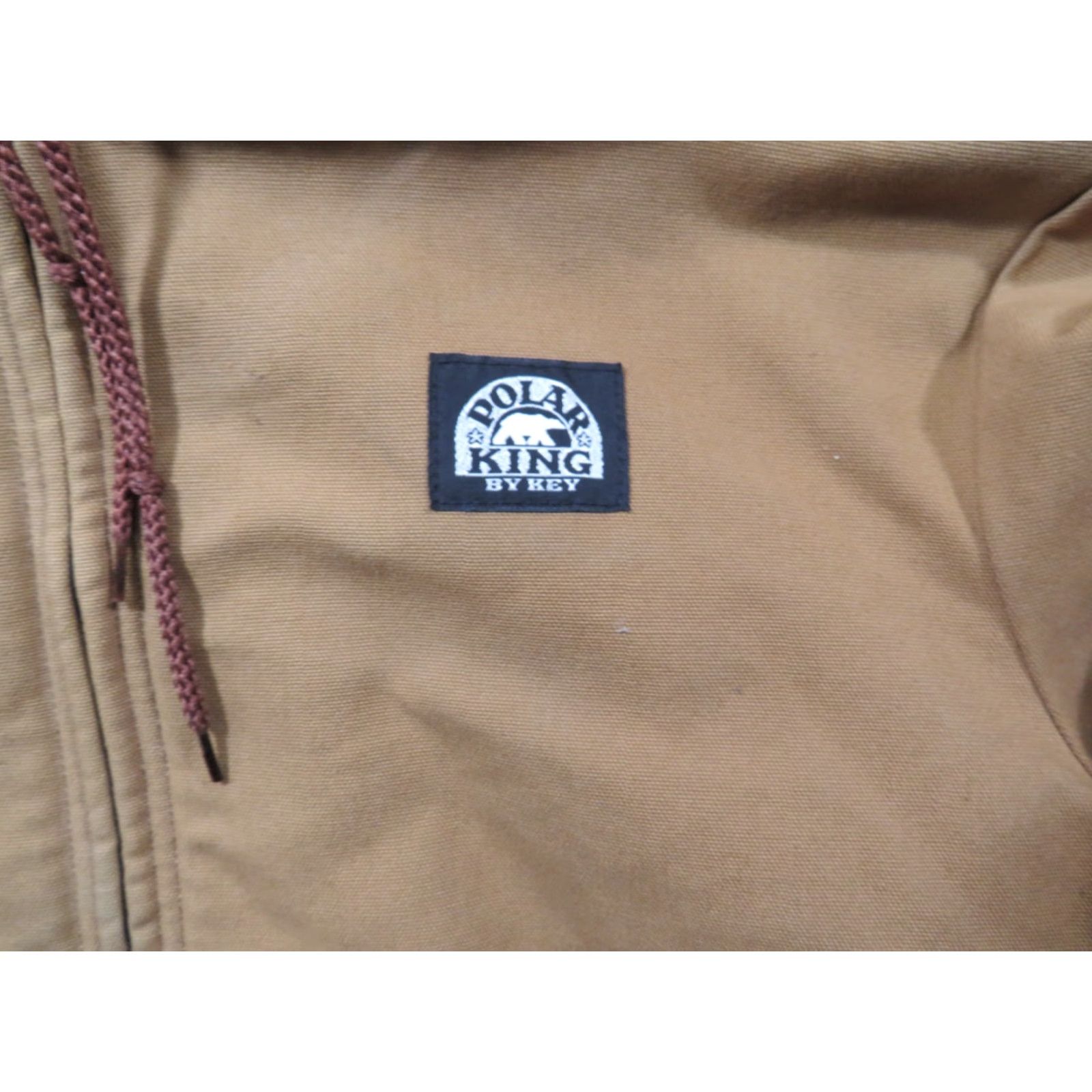 Walls VTG Walls Polar King Jacket 2XL Brown Hooded Insulated Canvas Bomber Workwear Men Regular Zip Size US XXL / EU 58 / 5 - 4 Thumbnail