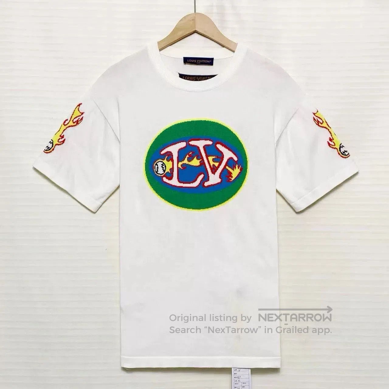 Louis Vuitton Louis Vuitton SS23 Logo Print Crewneck T. Size US XL / EU 56 / 4 - 1 Thumbnail