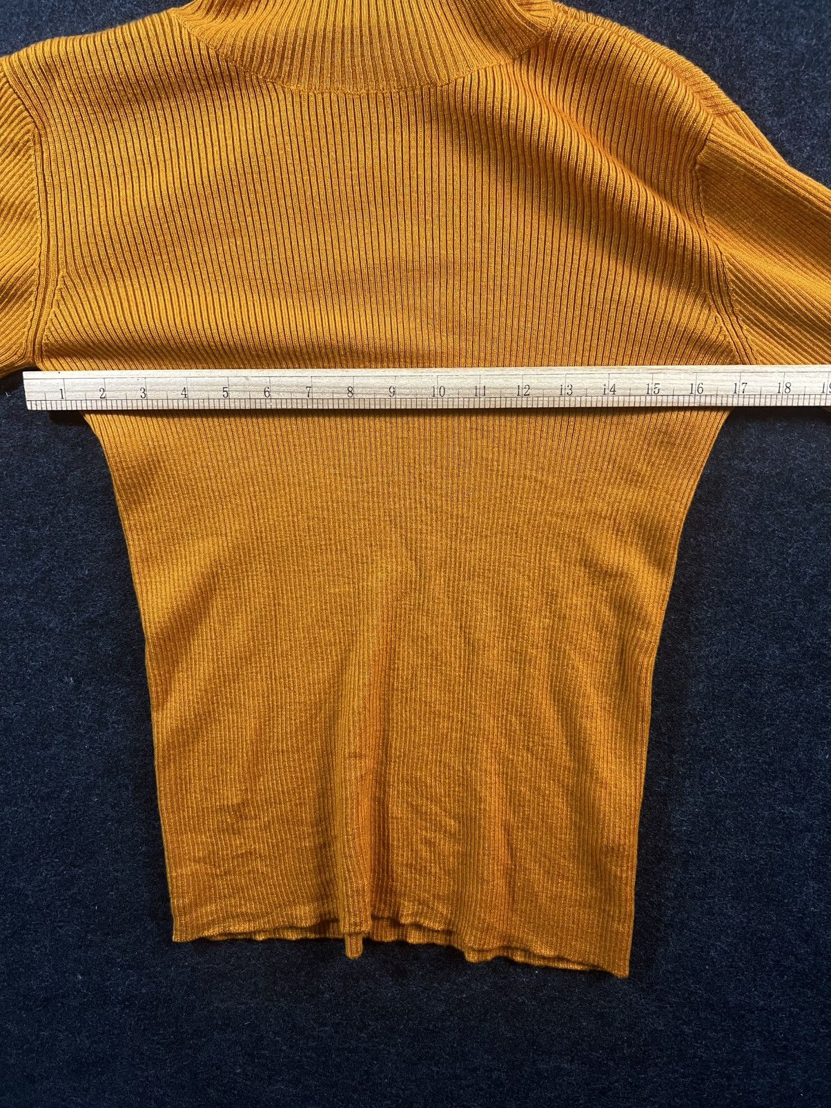Vintage 80’s vintage sonia rykiel inscription knitted yellow mustard Size S / US 4 / IT 40 - 5 Thumbnail