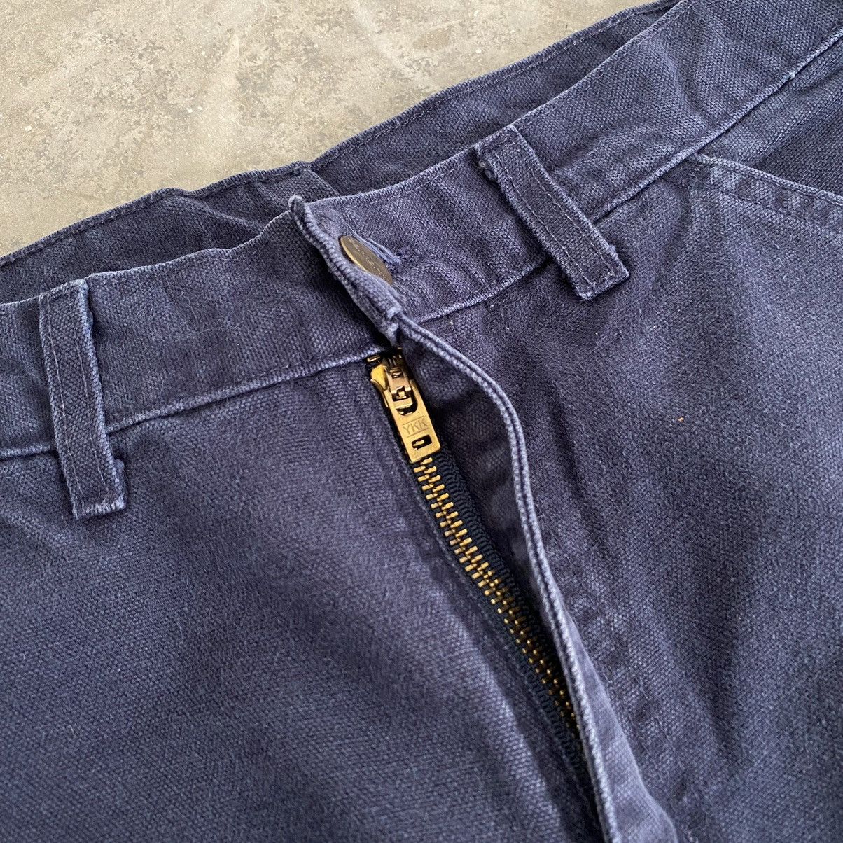 Carhartt Size 30x30.5 VTG Carhartt Midnight Blue Carpenter Work Pants Size US 30 / EU 46 - 8 Thumbnail