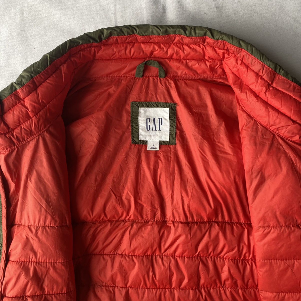 If Six Was Nine × Japanese Brand × Le Grande Bleu (L.G.B.) GAP Nano Puff Down Jacket Gorpcore IfSixWasNine LGB Style Size US L / EU 52-54 / 3 - 5 Thumbnail