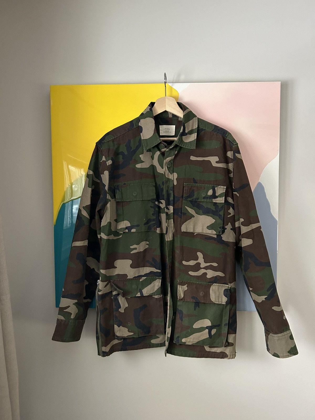 FOG × Fear of God FW15-16 Fear of God Camouflage Technical Light Jacket Size US S / EU 44-46 / 1 - 1 Thumbnail