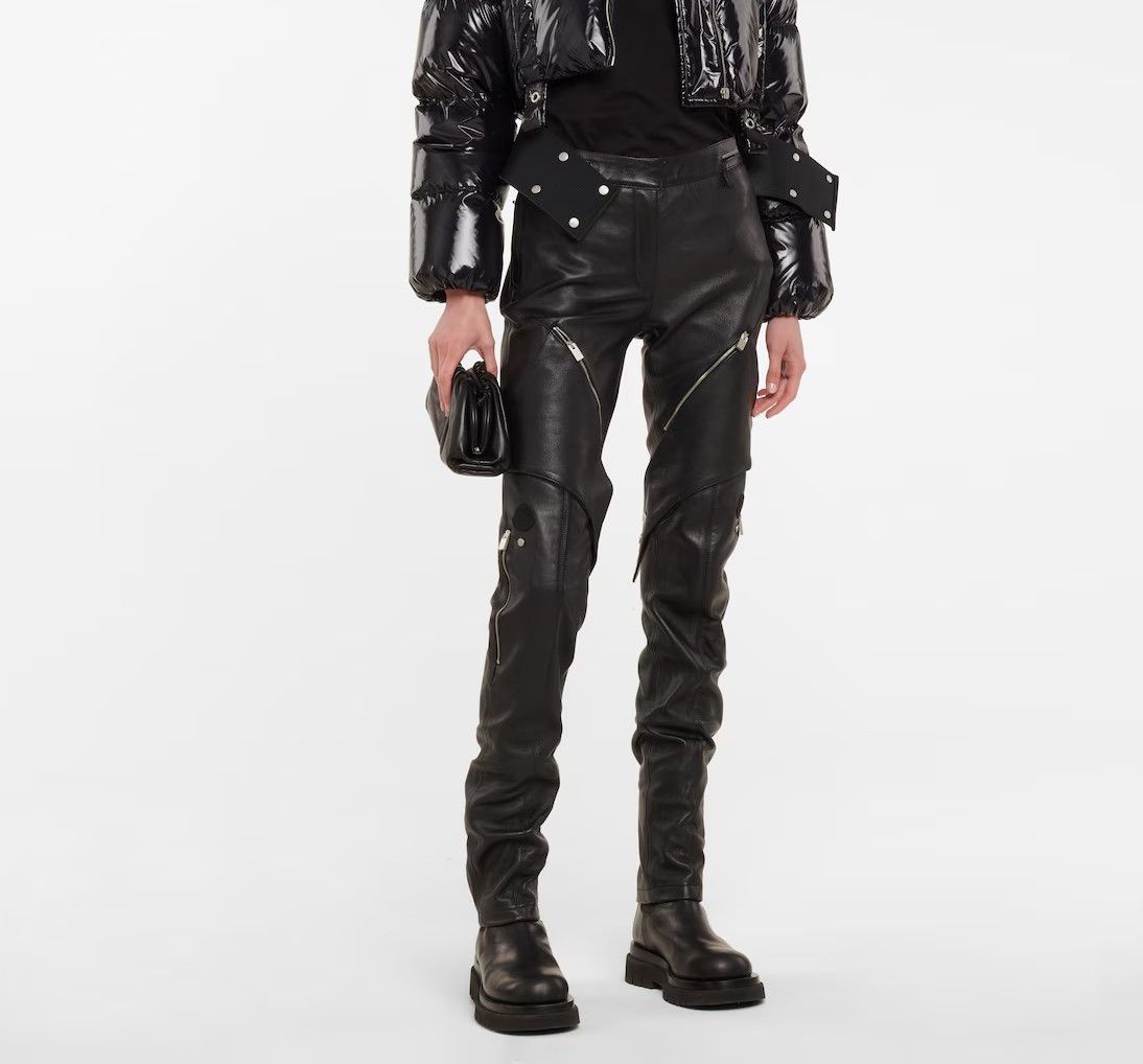 Moncler Moncler Genius 6 017 Alyx 9sm Leather Pants 38 H5490 Size 26" / US 2 / IT 38 - 1 Thumbnail
