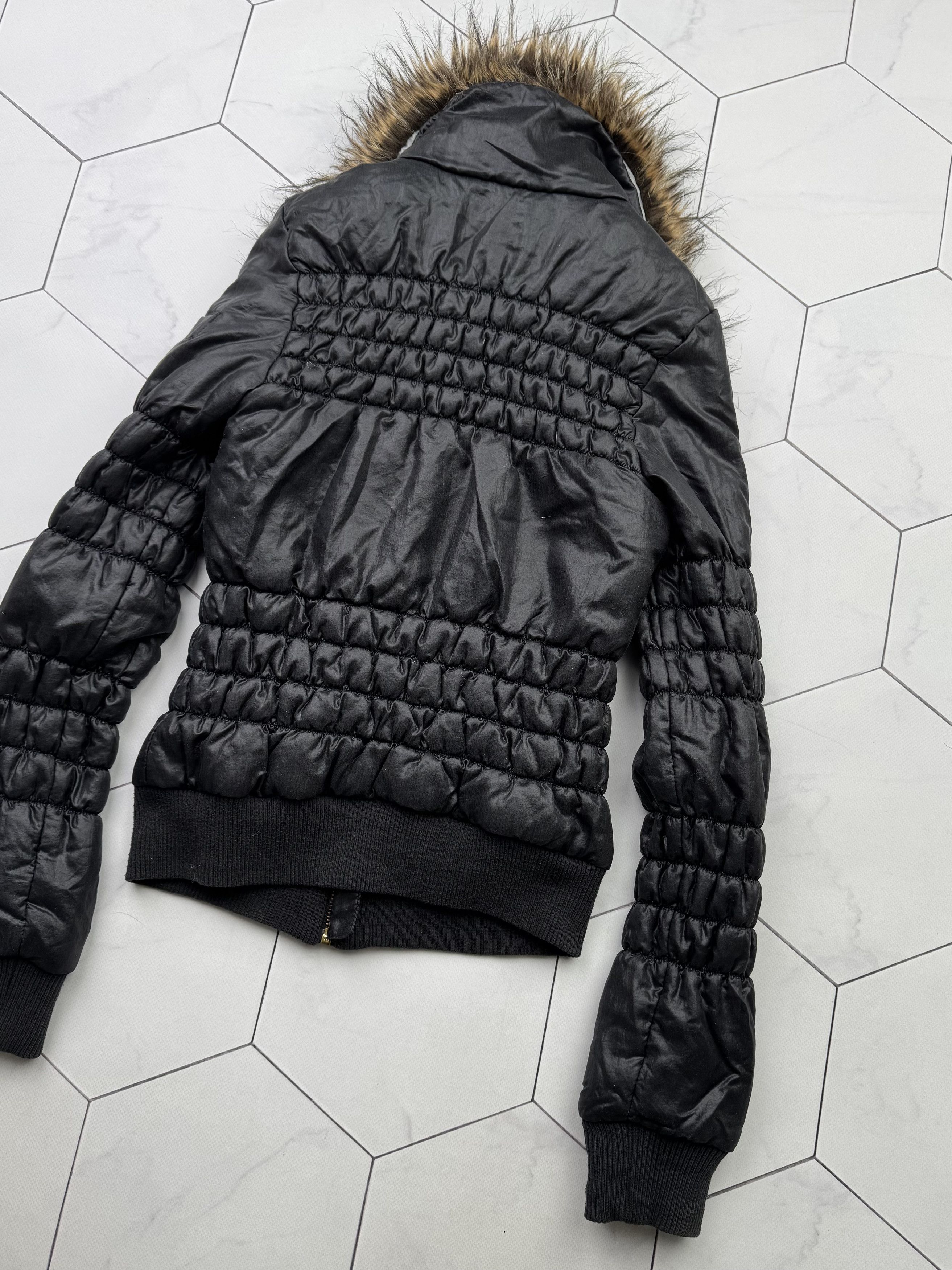 Adidas Adidas Neo Vintage Cropped Jacket With Faux Fur Neck (B203) Size XS / US 0-2 / IT 36-38 - 14 Thumbnail