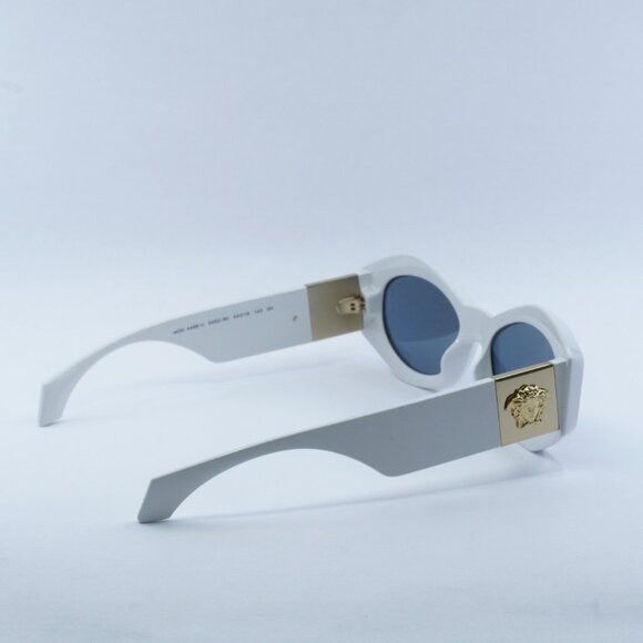 Versace NEW VERSACE VE4466U 546280 WHITE/DARK BLUE SUNGLASSES Size ONE SIZE - 9 Thumbnail