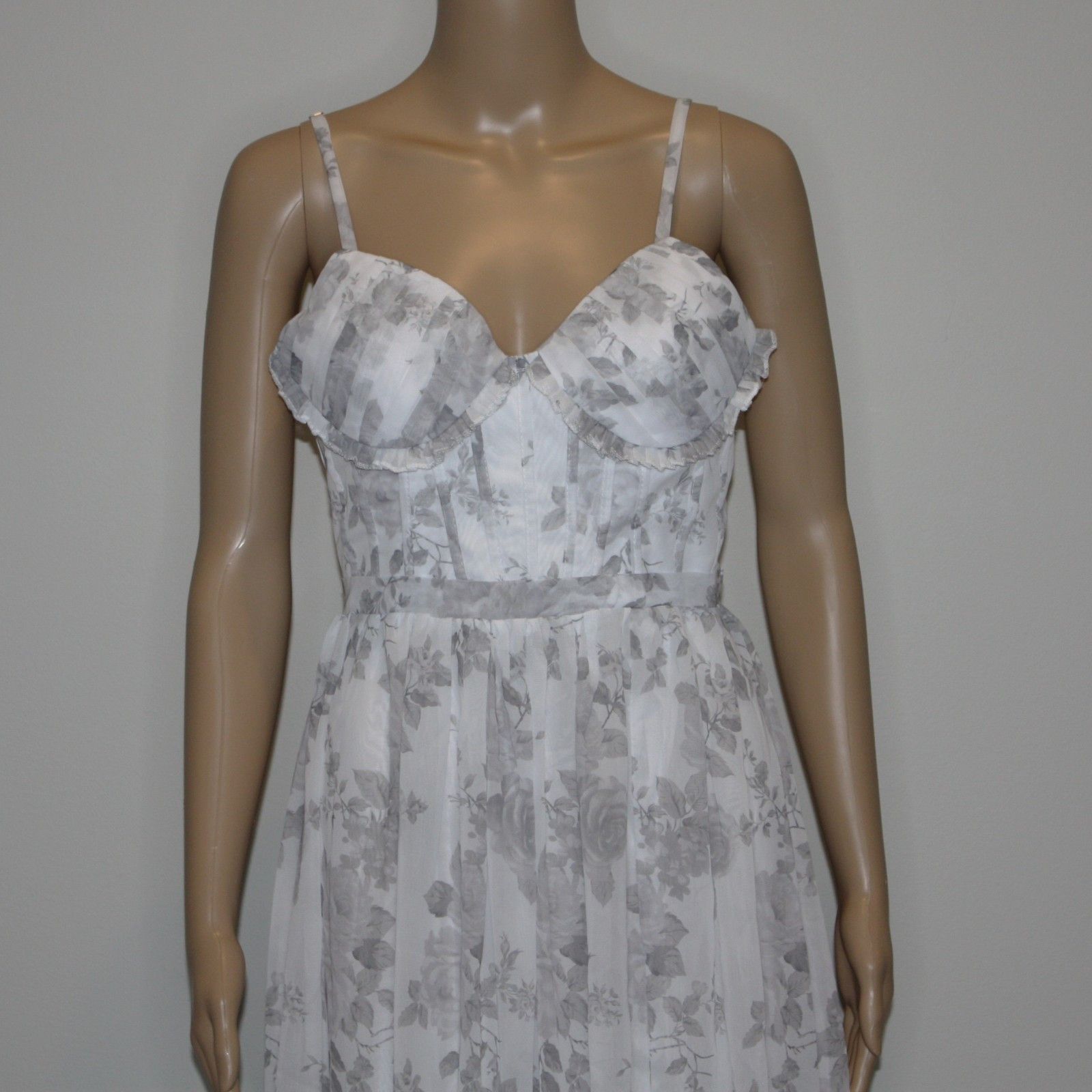 Other Floral Chiffon Long Bridesmaid or Prom Formal Dress US 2 NWT Size XS / US 0-2 / IT 36-38 - 10 Thumbnail