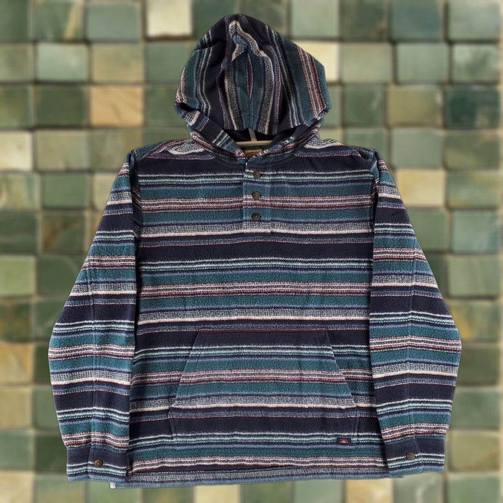 Faherty Faherty Hoodie Pacific Serape Great Falls Blue Green Mens L Multicolor Pullover Size US L / EU 52-54 / 3 - 1 Thumbnail