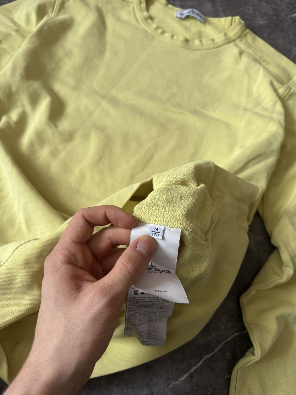 Stone Island Stone Island Junior Sweatshirt Luxury Casuals Massimo Osti S Size US S / EU 44-46 / 1 - 7 Thumbnail