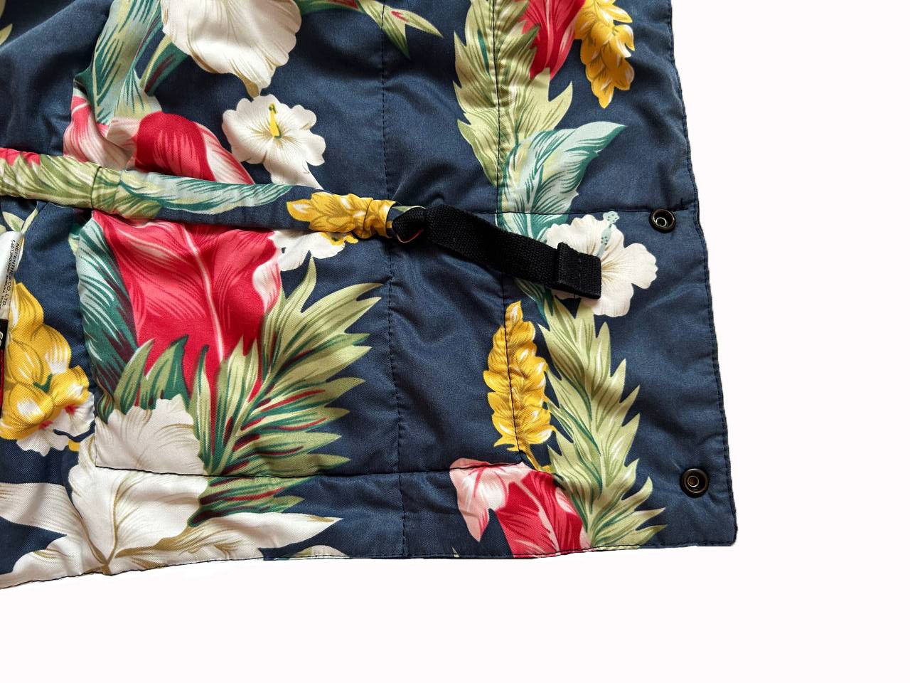 Engineered Garments Engineered Garments Navy Hooded Work Vest w/ Floral Lining Size XS / US 0-2 / IT 36-38 - 5 Thumbnail