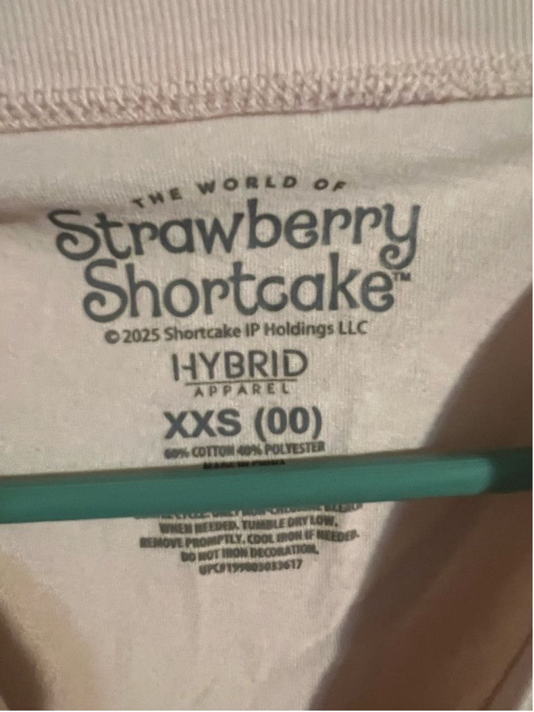 Other Women's Hybrid Apparel Strawberry Shortcake Tee XXS Size XXS / US 00 / IT 34 - 3 Thumbnail