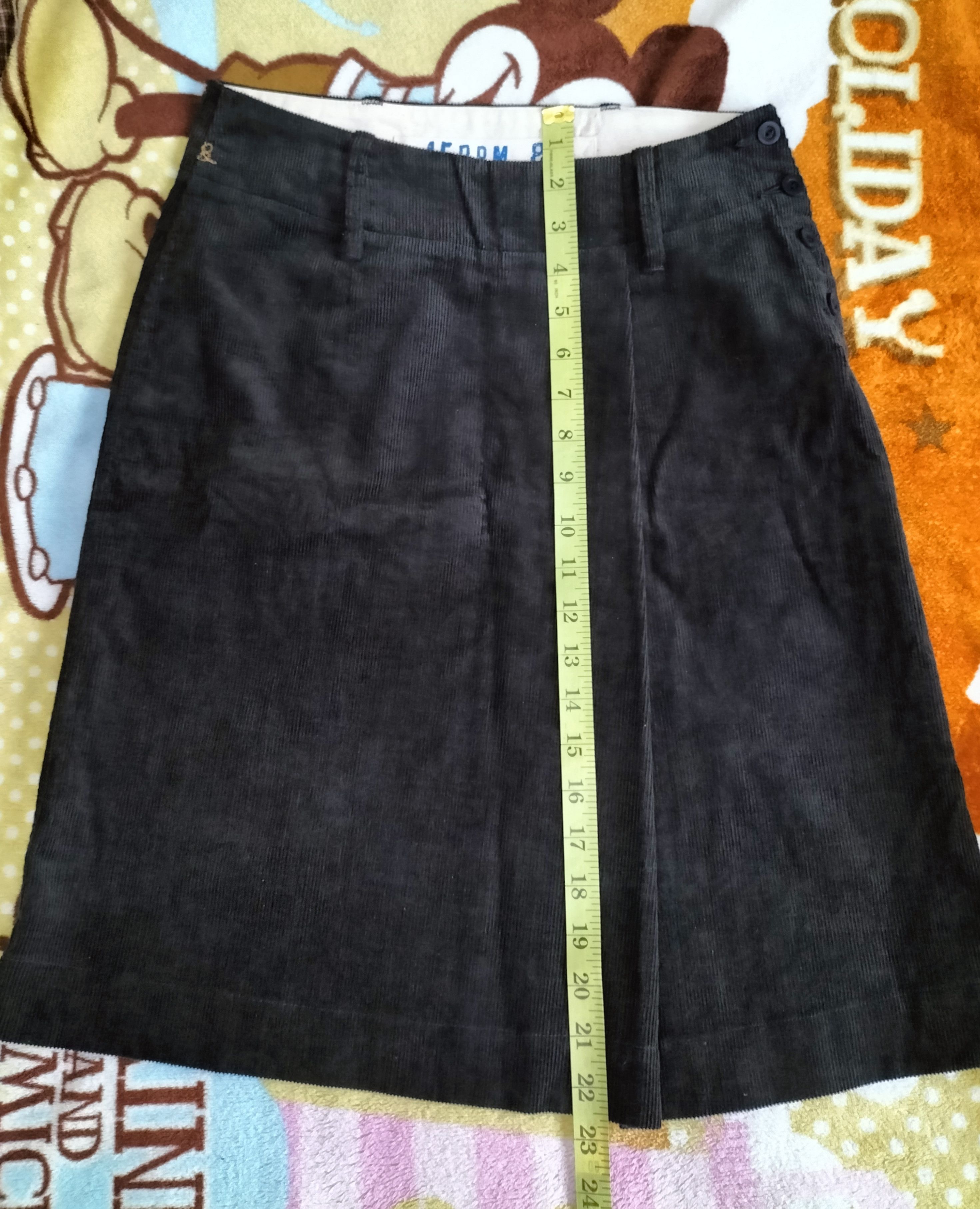 45rpm 45 RPM corduroy skirt Size 28" / US 6 / IT 42 - 4 Thumbnail