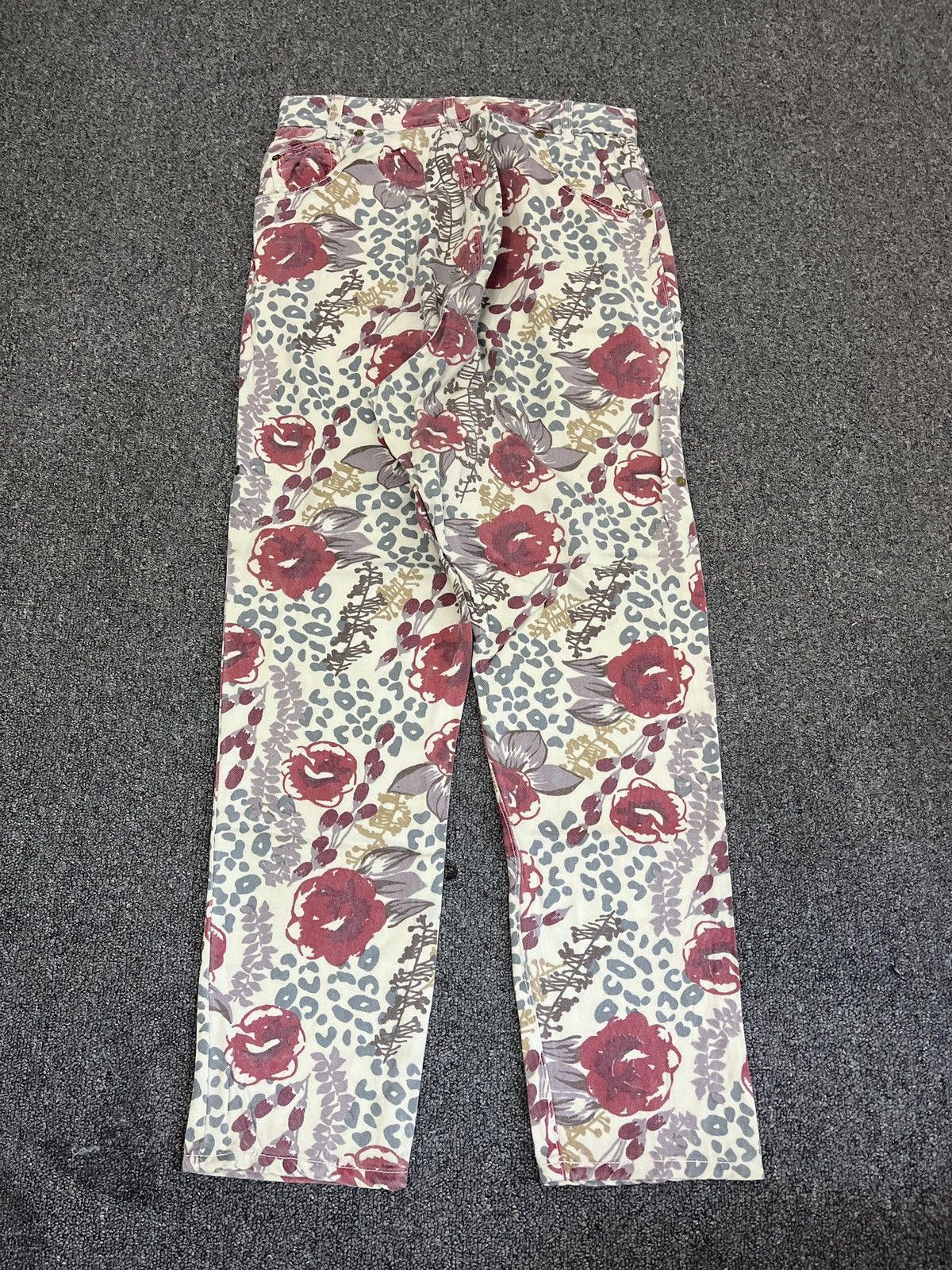Issey Miyake Mercibeaucoup Issey Miyake Floral pant Avant Garde Size US 28 / EU 44 - 10 Thumbnail
