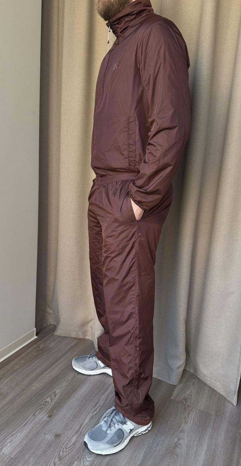 Z Zegna Zegna Sport Light Shell Project Dark Cherry Nylon Tracksuit Size US M / EU 48-50 / 2 - 2 Thumbnail