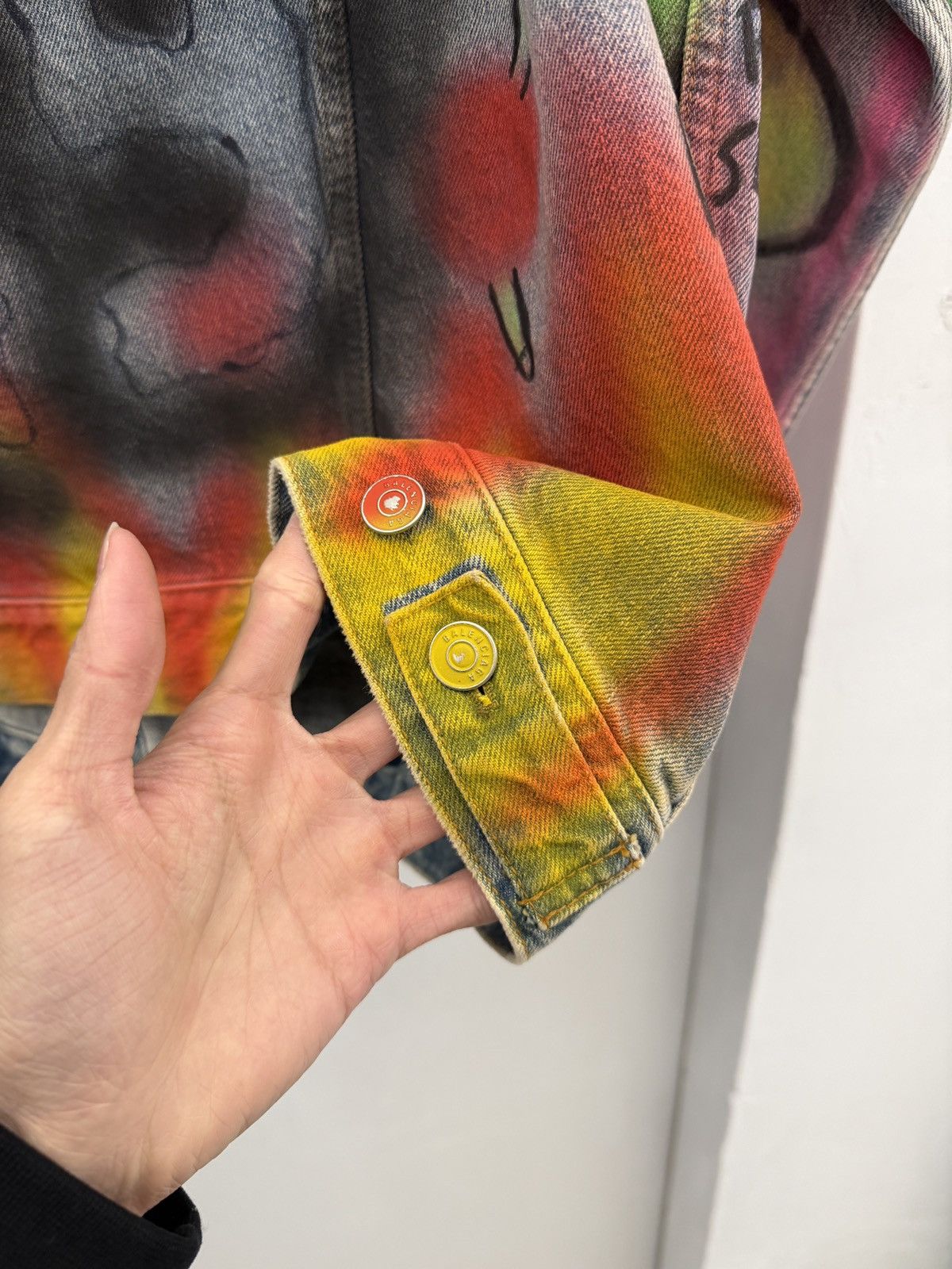 Balenciaga SS19 GRAFFITI DENIM JACKET Size US M / EU 48-50 / 2 - 7 Thumbnail