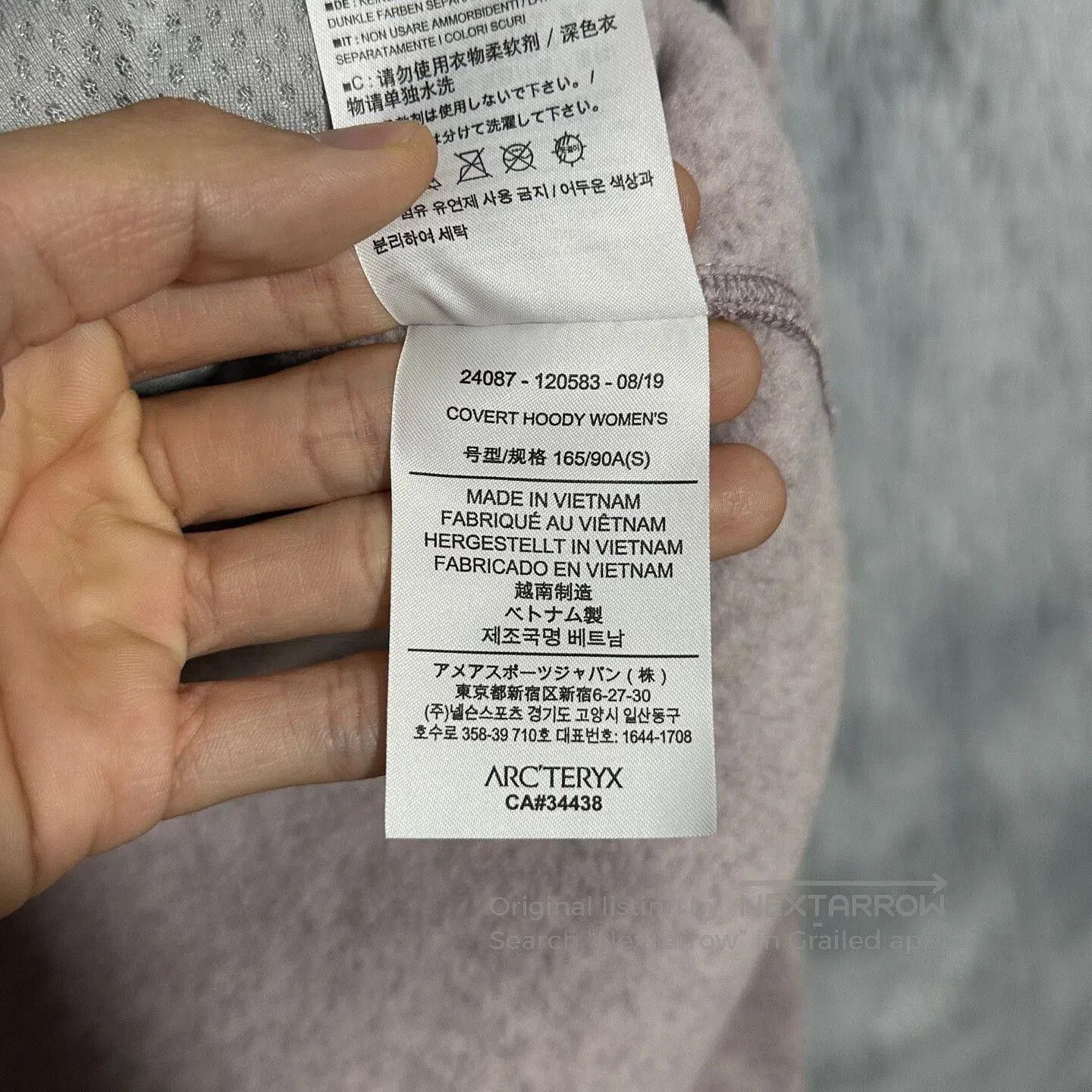 Arc'teryx arcteryx women's covert cardigan in light purple. Size S / US 4 / IT 40 - 8 Thumbnail