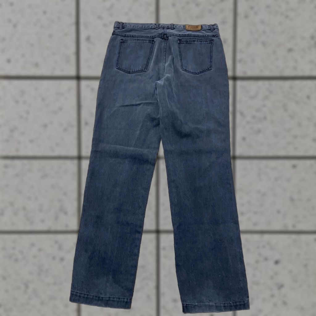 Cordone VINTAGE Cordon Bleu Jeans Men 36 Denim 34X32 Gray Black 90s Streetwear Straight Jeans Mens Size US 36 / EU 52 - 1 Thumbnail