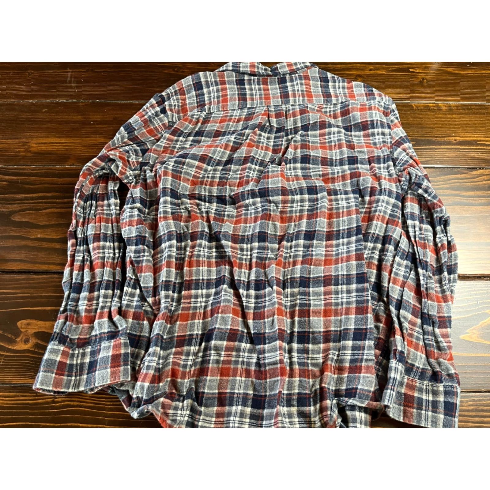 Croft & Barrow Croft & Barrow Shirt Mens XL Blue Plaid Flannel Button Up Casual Size US XL / EU 56 / 4 - 2 Thumbnail