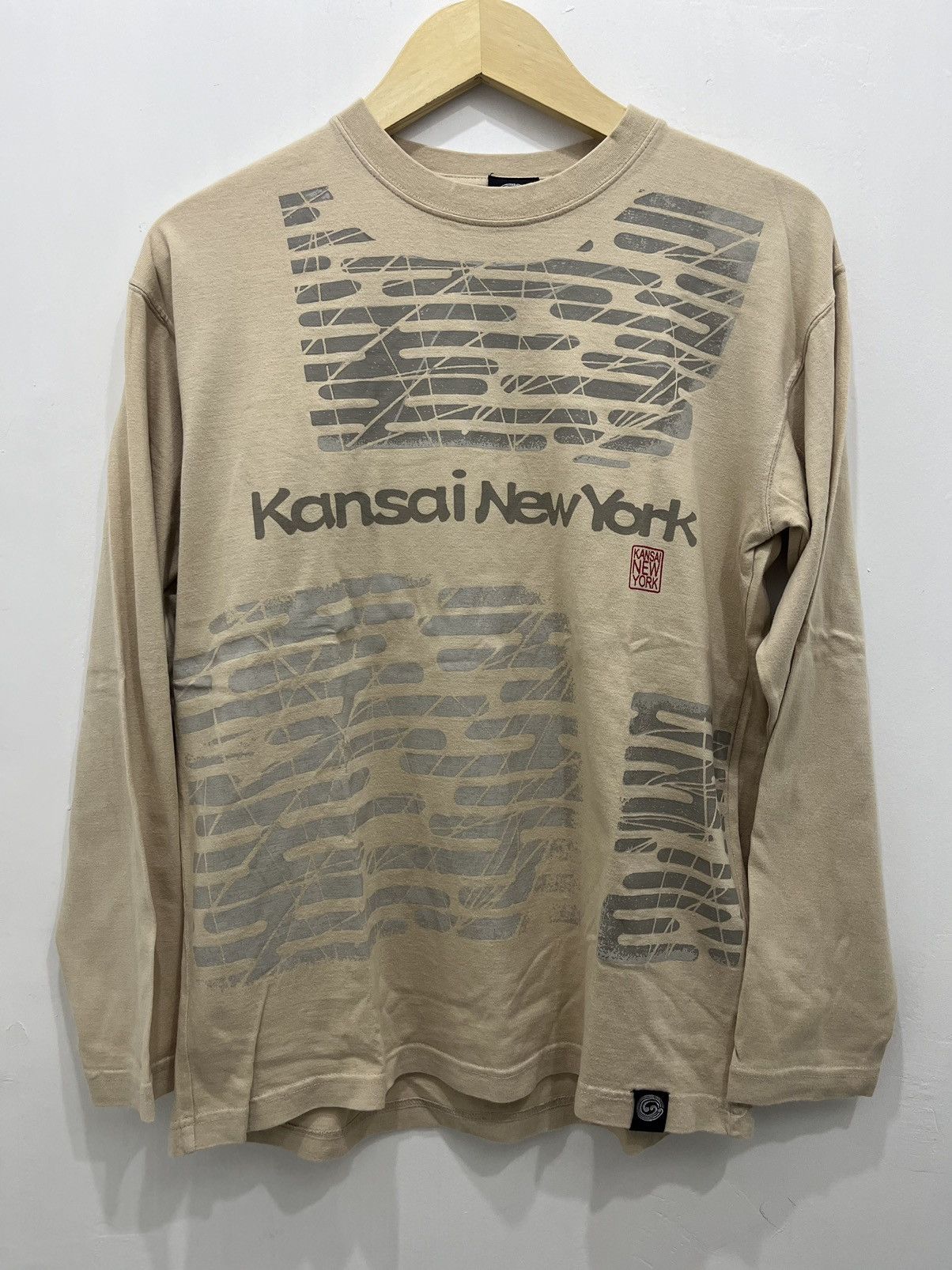 Japanese Brand Kansai Newyork Poem Japanese Style Long Sleeve Tees Size US M / EU 48-50 / 2 - 1 Thumbnail