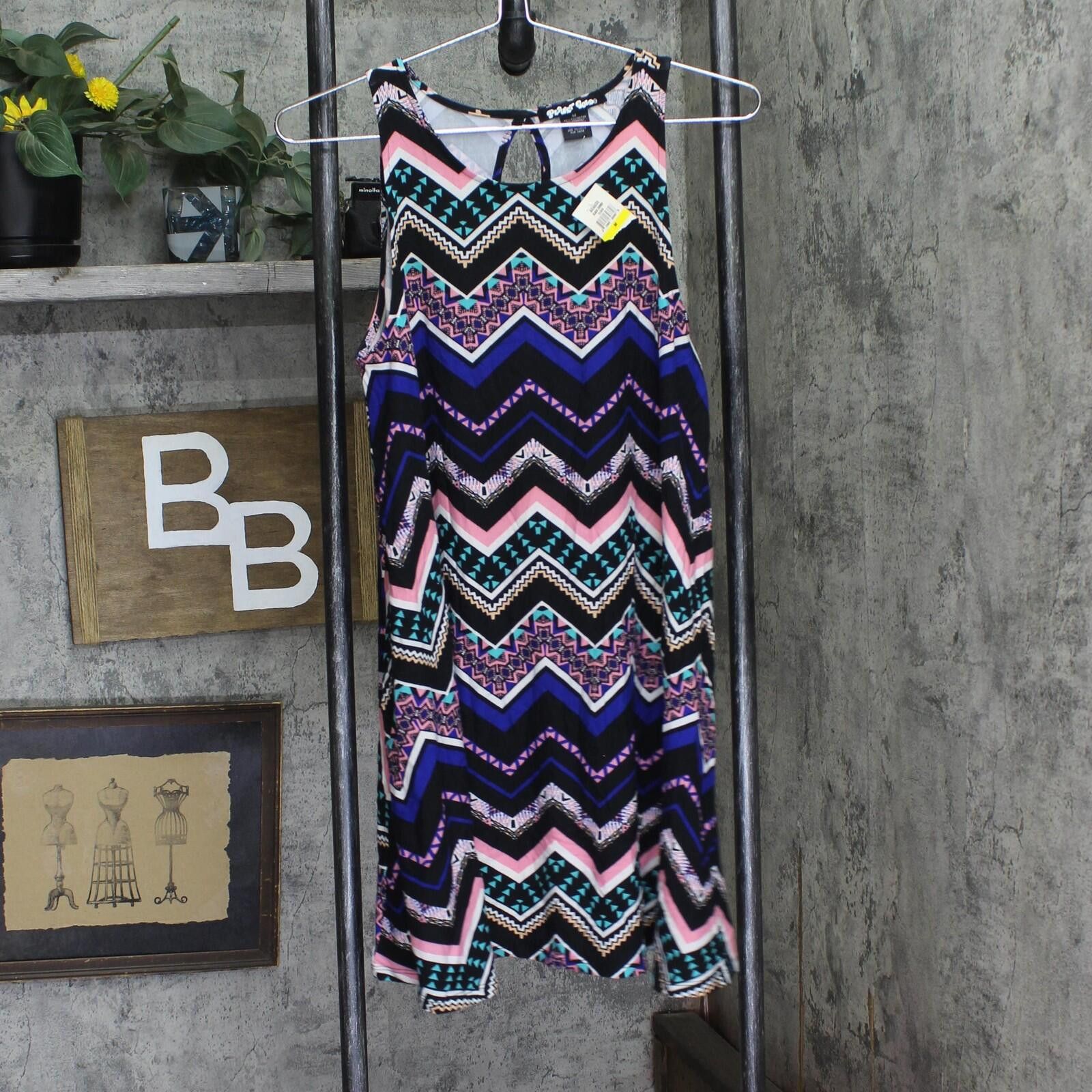 Other Nwt Planet Gold Knit Printed Trapeze Dress Black Combo M Size M / US 6-8 / IT 42-44 - 1 Thumbnail