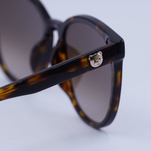 Moschino Moschino MOS074/F/S 0086 HA Sunglasses Havana Square Frame Size ONE SIZE - 4 Thumbnail