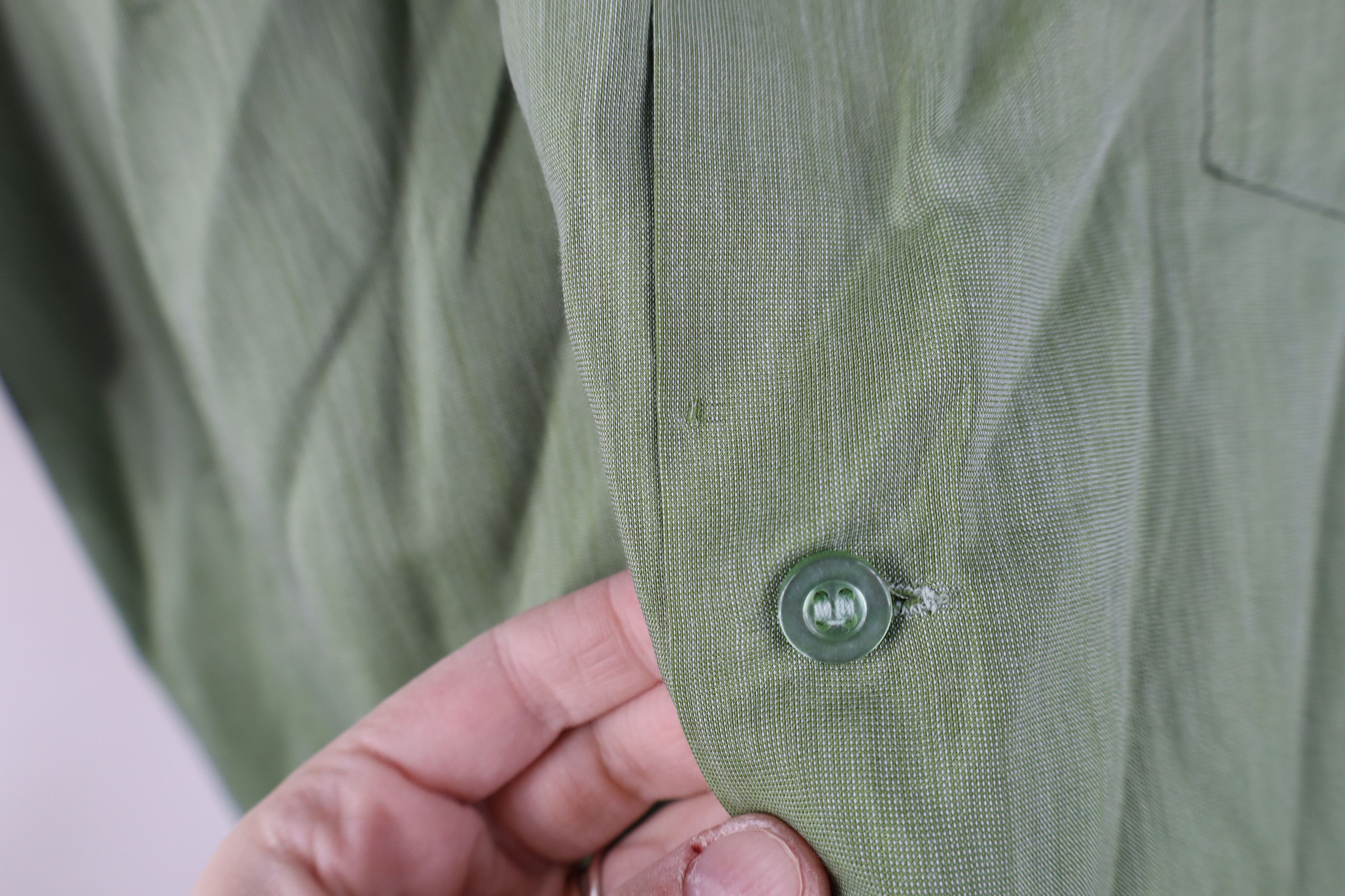 Vintage Vintage 50s Penneys Looped Collar Camp Button Shirt USA Size US L / EU 52-54 / 3 - 8 Thumbnail