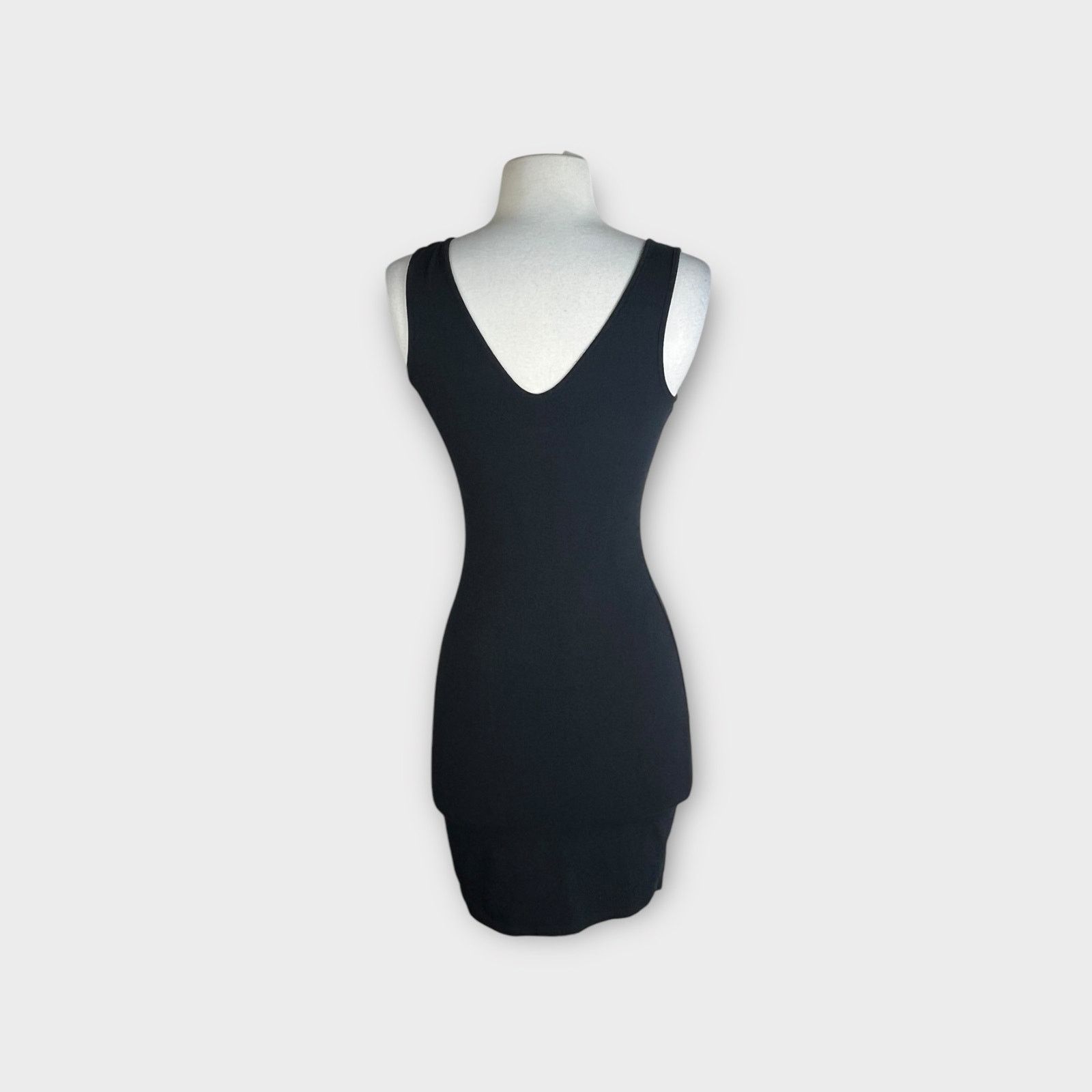 Target Basics Wild Fable Black V-Neck Bodycon Mini Dress Size M / US 6-8 / IT 42-44 - 5 Thumbnail