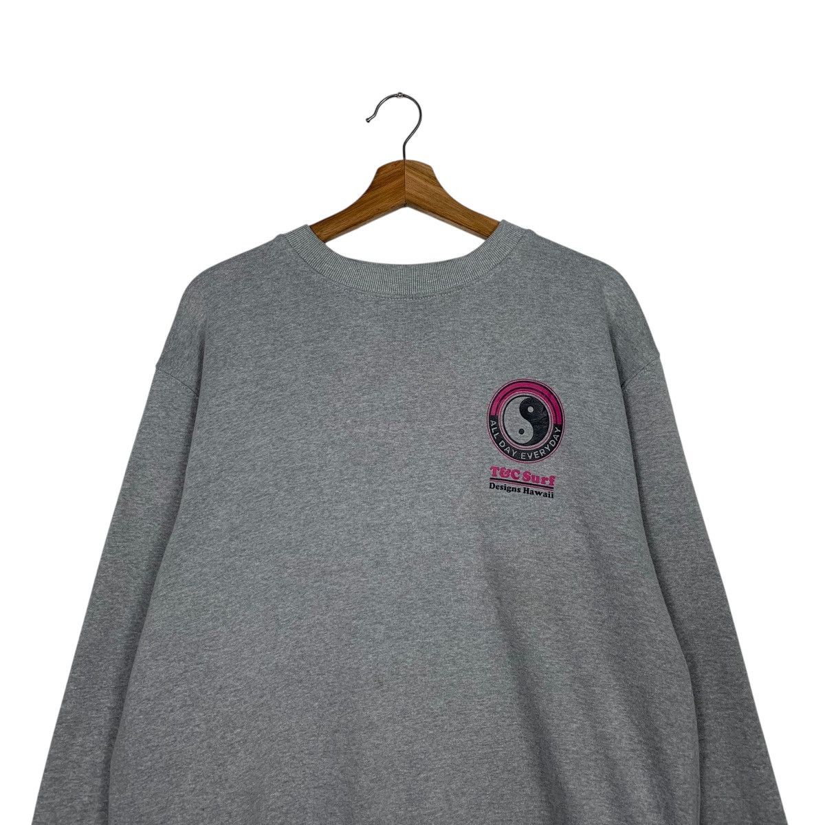 Japanese Brand T&C Surf Design Hawaii Big Logo Sweatshirt Size US L / EU 52-54 / 3 - 3 Thumbnail