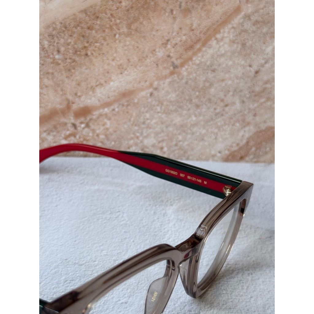 Gucci NEW Gucci GG1992O Transparent Brown Eyeglasses Frames Size ONE SIZE - 5 Thumbnail