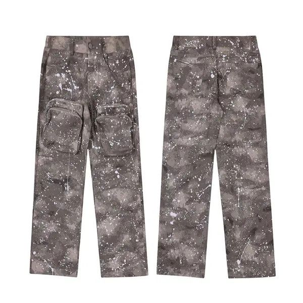 VIBE Men's camouflage cargo pants with large pockets Size US 34 / EU 50 - 3 Thumbnail