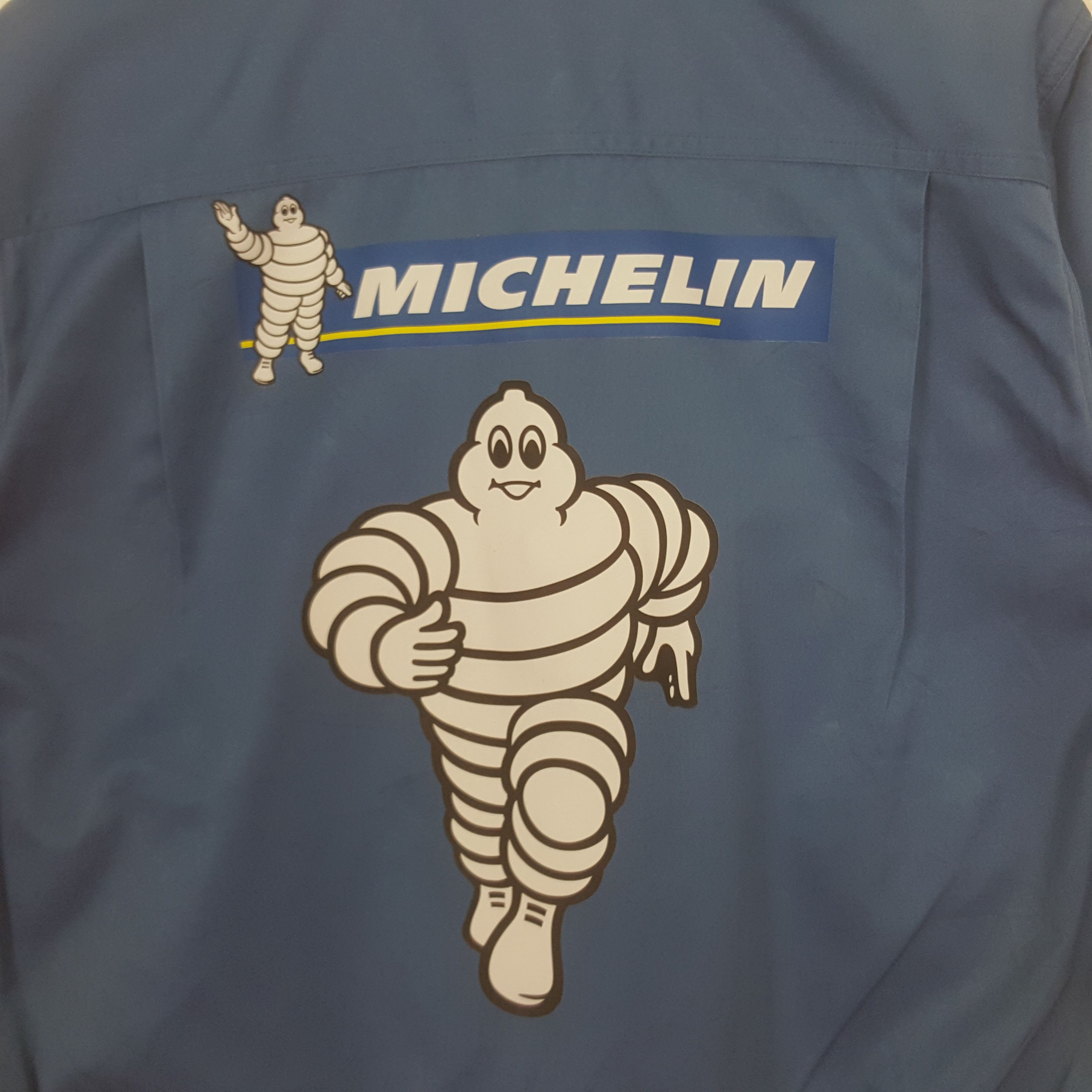 Japanese Brand Vintage Michelin Racing Team Work Custom Jacket C313N19 Size US L / EU 52-54 / 3 - 2 Thumbnail