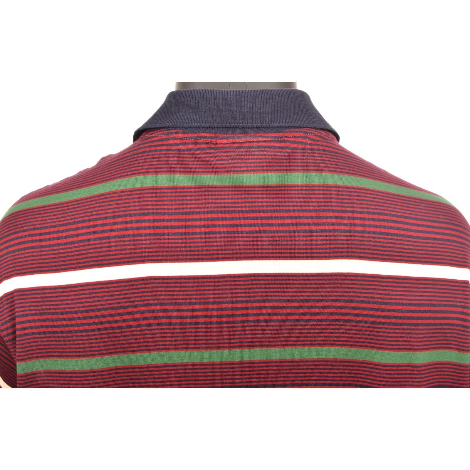 Lacoste VINTAGE Lacoste Polo Shirt Men Size 6 Burgundy Striped 5191L Red Short Sleeve Polo Shirt Mens Size US S / EU 44-46 / 1 - 4 Thumbnail
