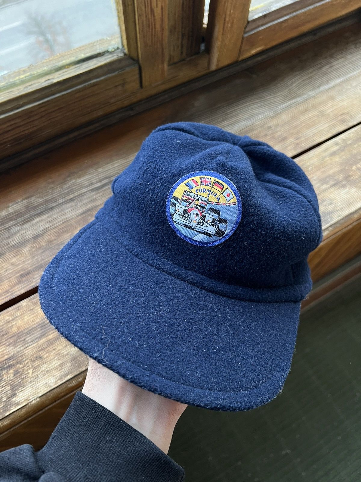 Vintage Vintage Streetwear Fleece Hat Formula 1 Y2K Size ONE SIZE - 3 Thumbnail
