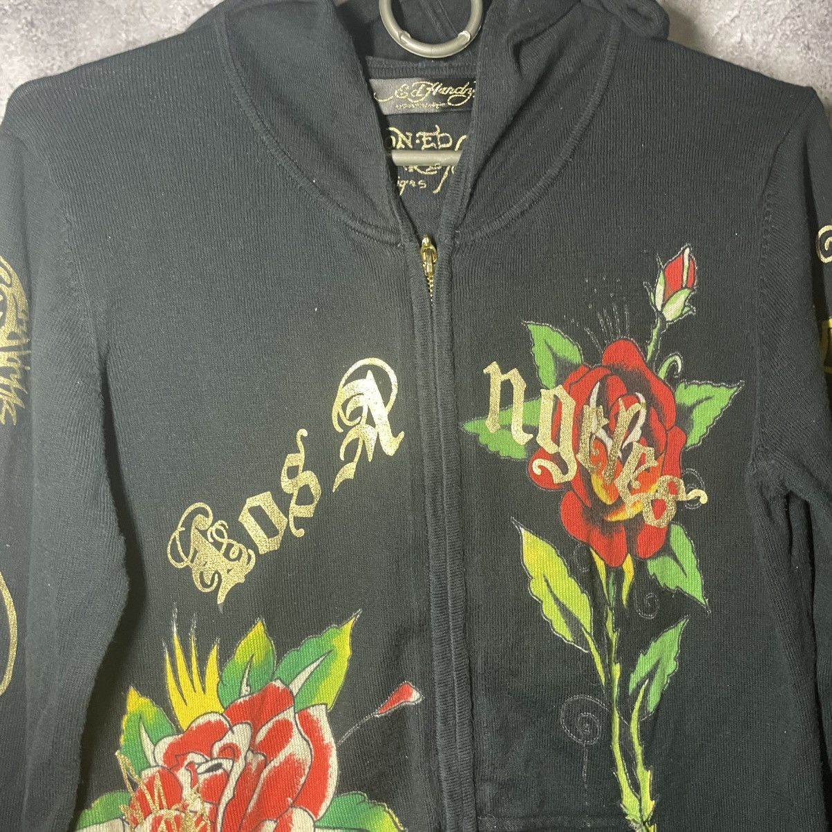 Christian Audigier × Ed Hardy × Vintage Vintage Ed Hardy by Christian Audigier Hoodie Y2K Size M / US 6-8 / IT 42-44 - 9 Thumbnail