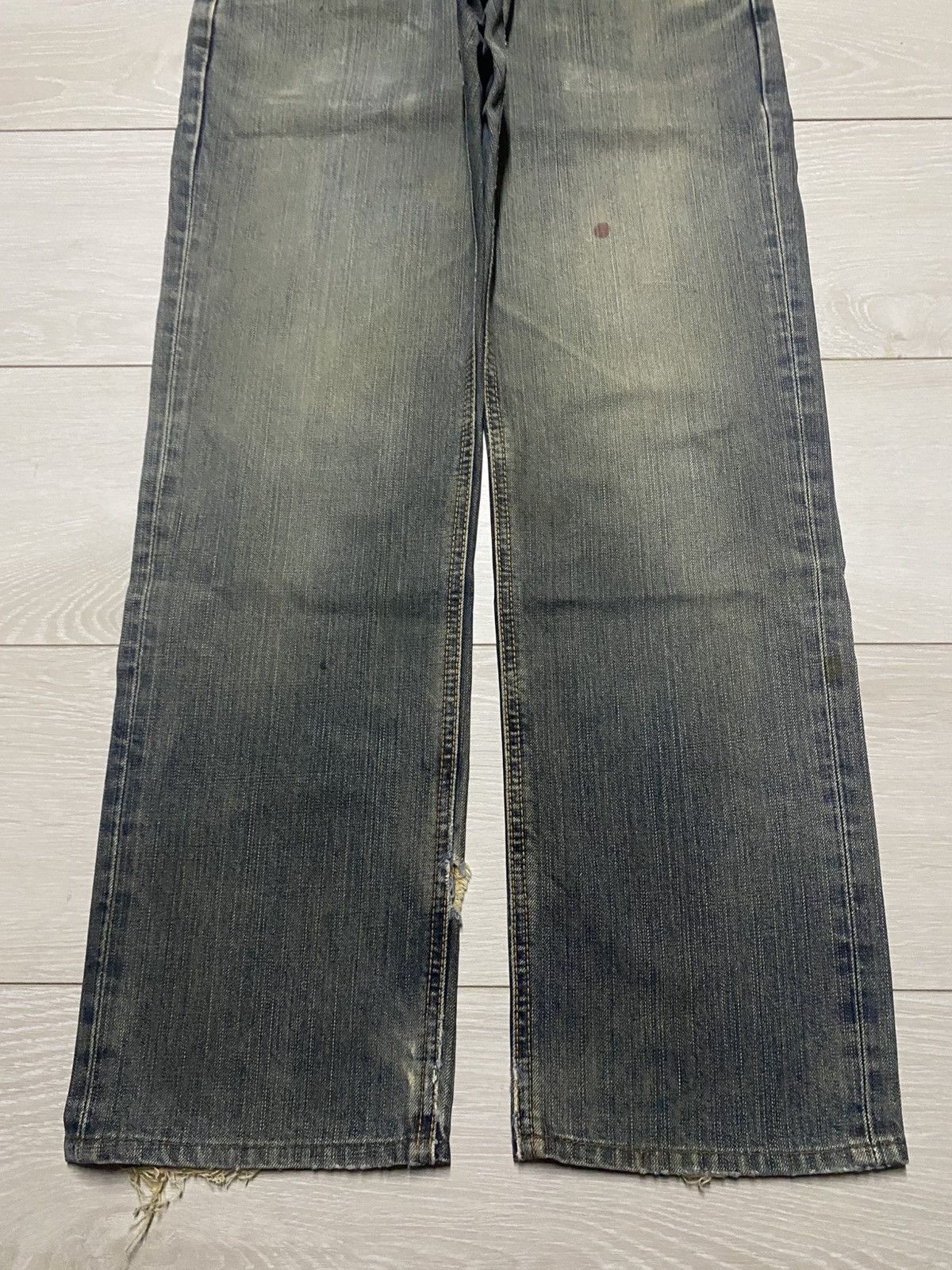 Edwin Vintage Japanese Brand Edwin 503 Faded Distressed Jeans Size US 31 - 5 Thumbnail
