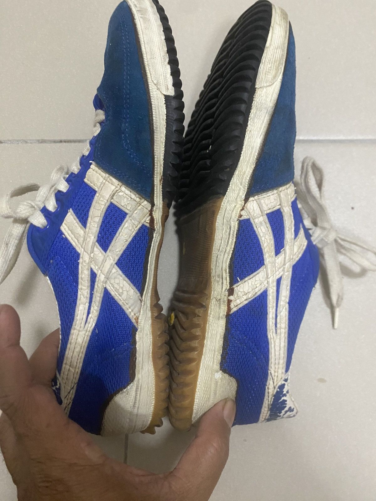 Asics Vintage ASICS Tiger 1970s Made in Japan Ripple Sole Training Size US 8 / EU 41 - 2 Thumbnail