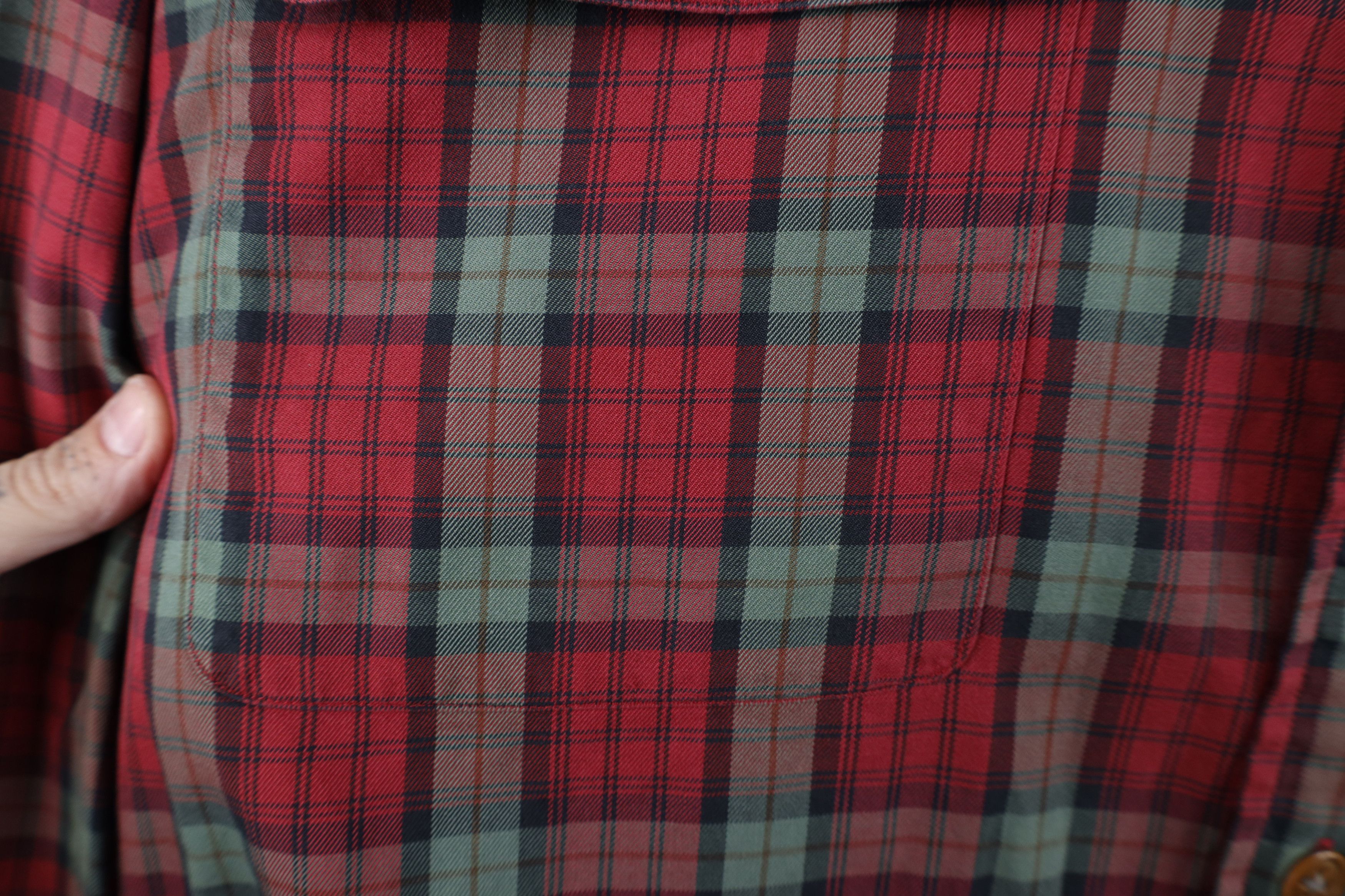 Ralph Lauren Vintage 90s Ralph Lauren Pocket Collared Button Shirt Plaid Size US XL / EU 56 / 4 - 5 Thumbnail