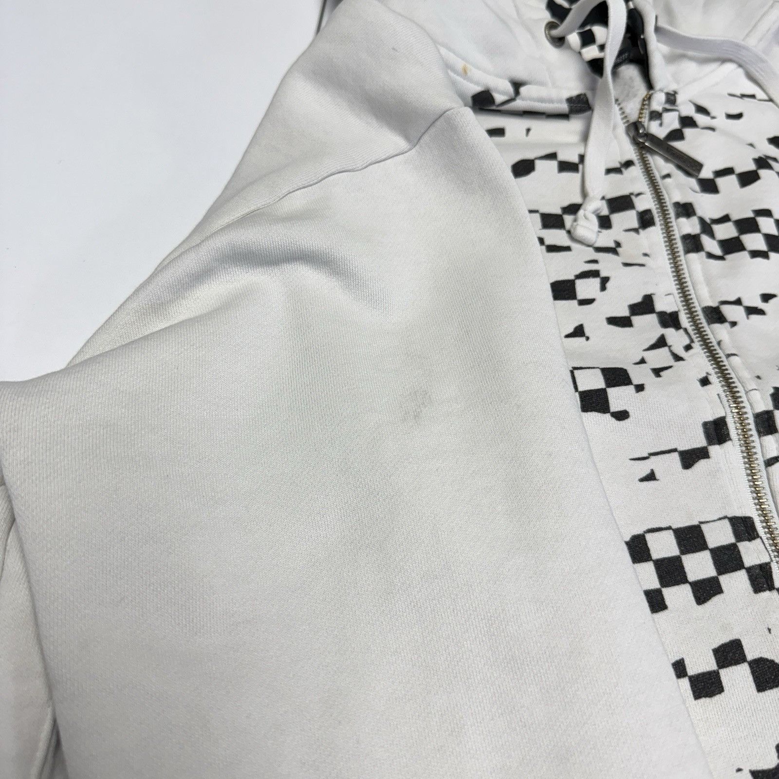 Vans Vans Skate Hoodie Sweatshirt Mens Medium White Full Zip Stre Size US M / EU 48-50 / 2 - 10 Thumbnail