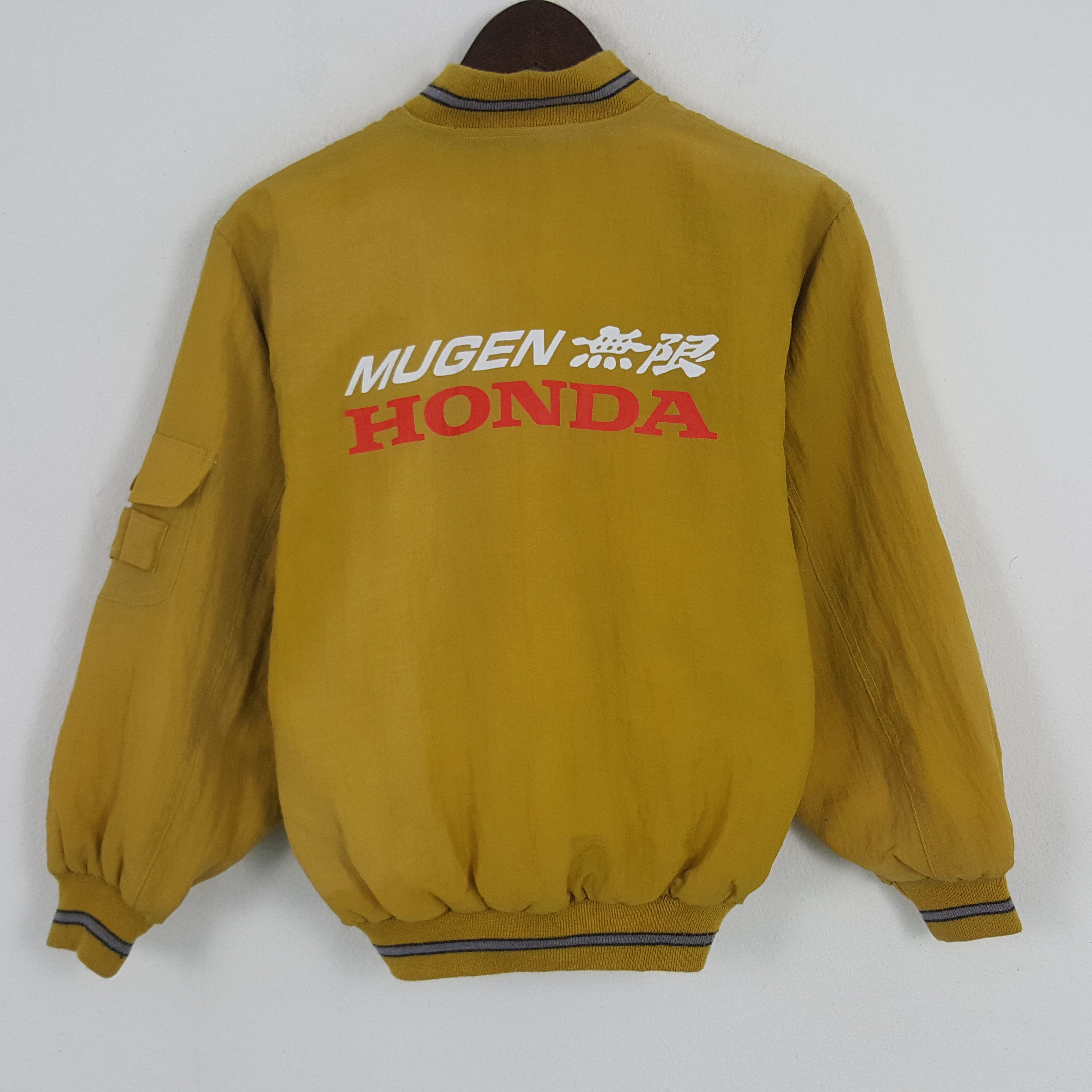 Japanese Brand × Vintage Vintage Mugen Honda Racing Team Custom Logo Varsity Jacket Size US M / EU 48-50 / 2 - 1 Thumbnail