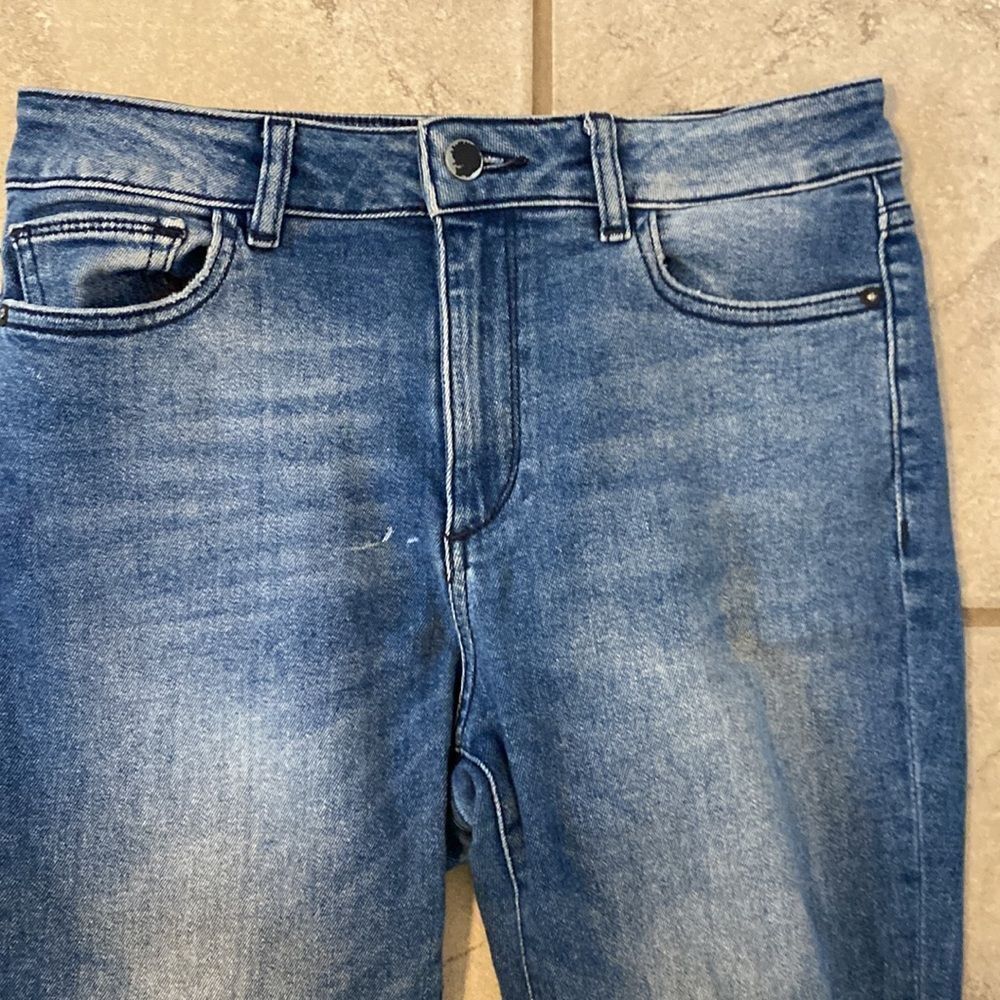 DL1961 DL1961 28 Farrow Instaslim Ankle Skinny Denim Distressed Je Size 28" / US 6 / IT 42 - 2 Thumbnail