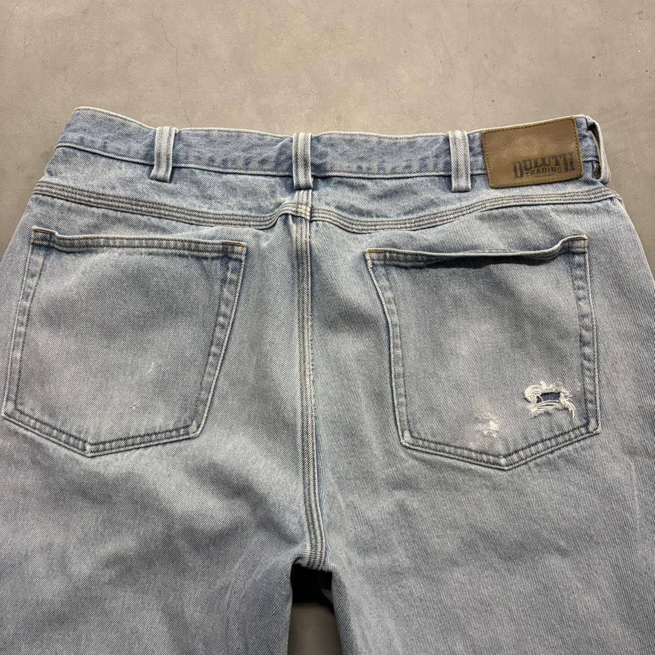 Vintage Crazy Vintage Y2K/2000s Baggy Skater Style Light Blue Wash Denim Jeans! Size US 36 / EU 52 - 6 Thumbnail