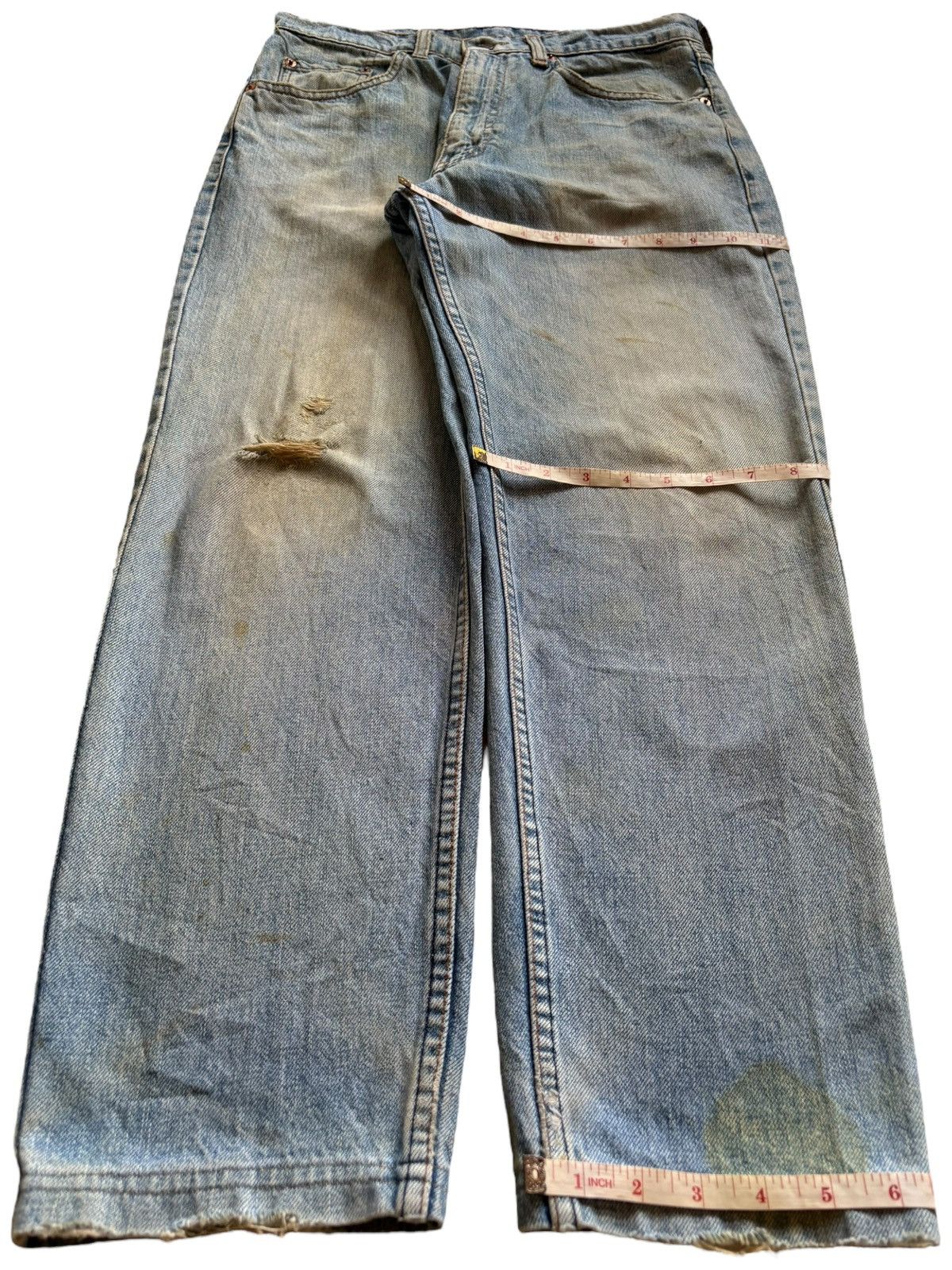 Levi's SALES🔥Vintage 90s Levis 603 Mud Wash Distressed Jeans Size US 30 / EU 46 - 14 Thumbnail