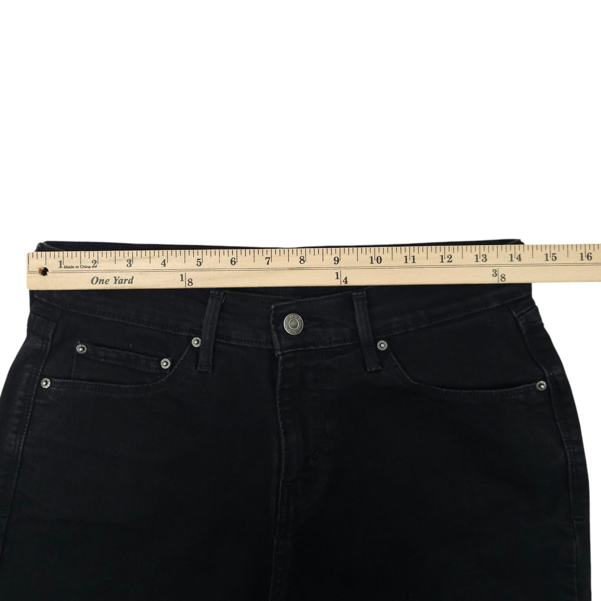 Levi's Levis 505 Straight Jeans Womens 27 Stretch Denim Mid Rise Size 29" - 3 Thumbnail
