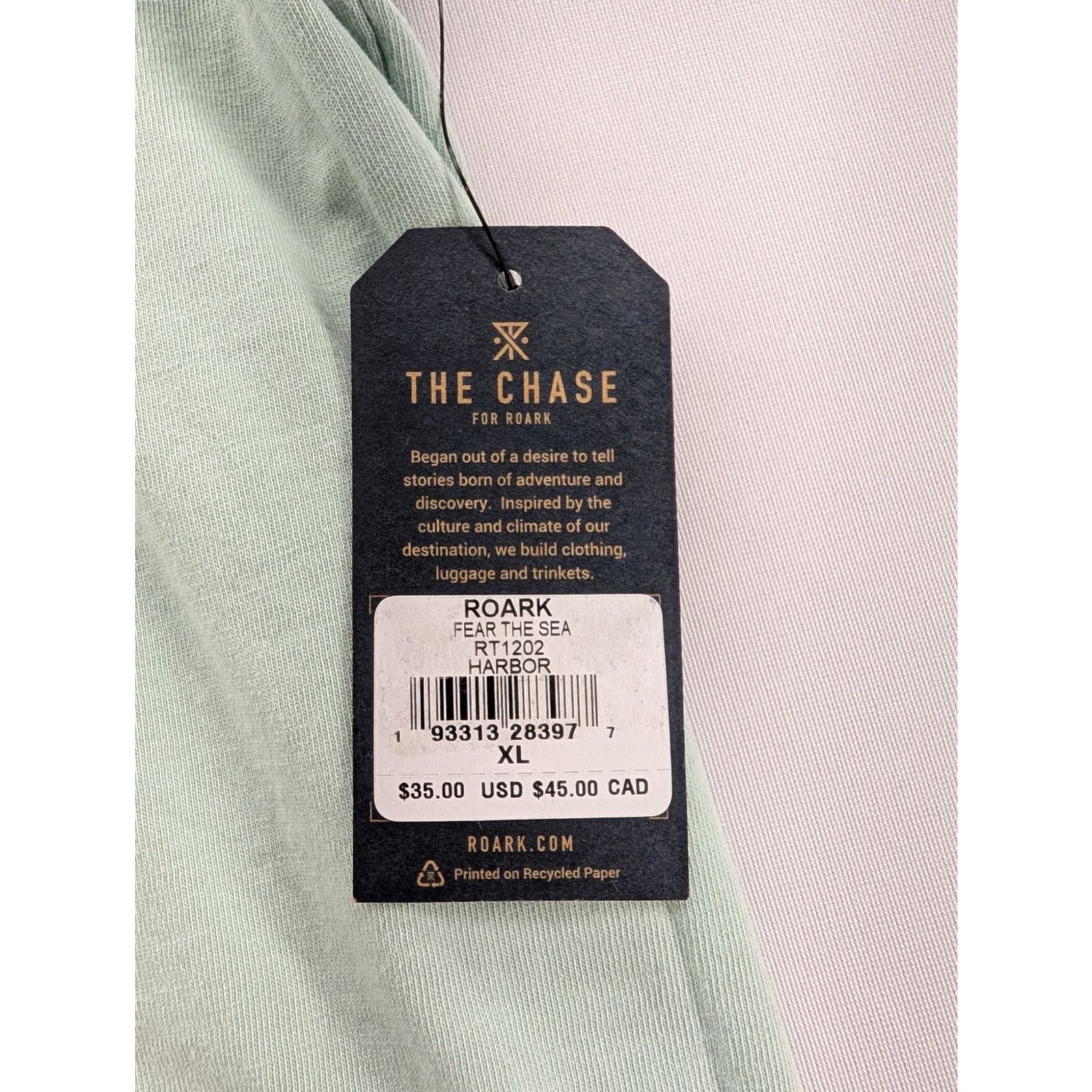 Roark NWT Roark Fear the Sea Premium Tee in Harbour sz XL Size US XL / EU 56 / 4 - 5 Thumbnail