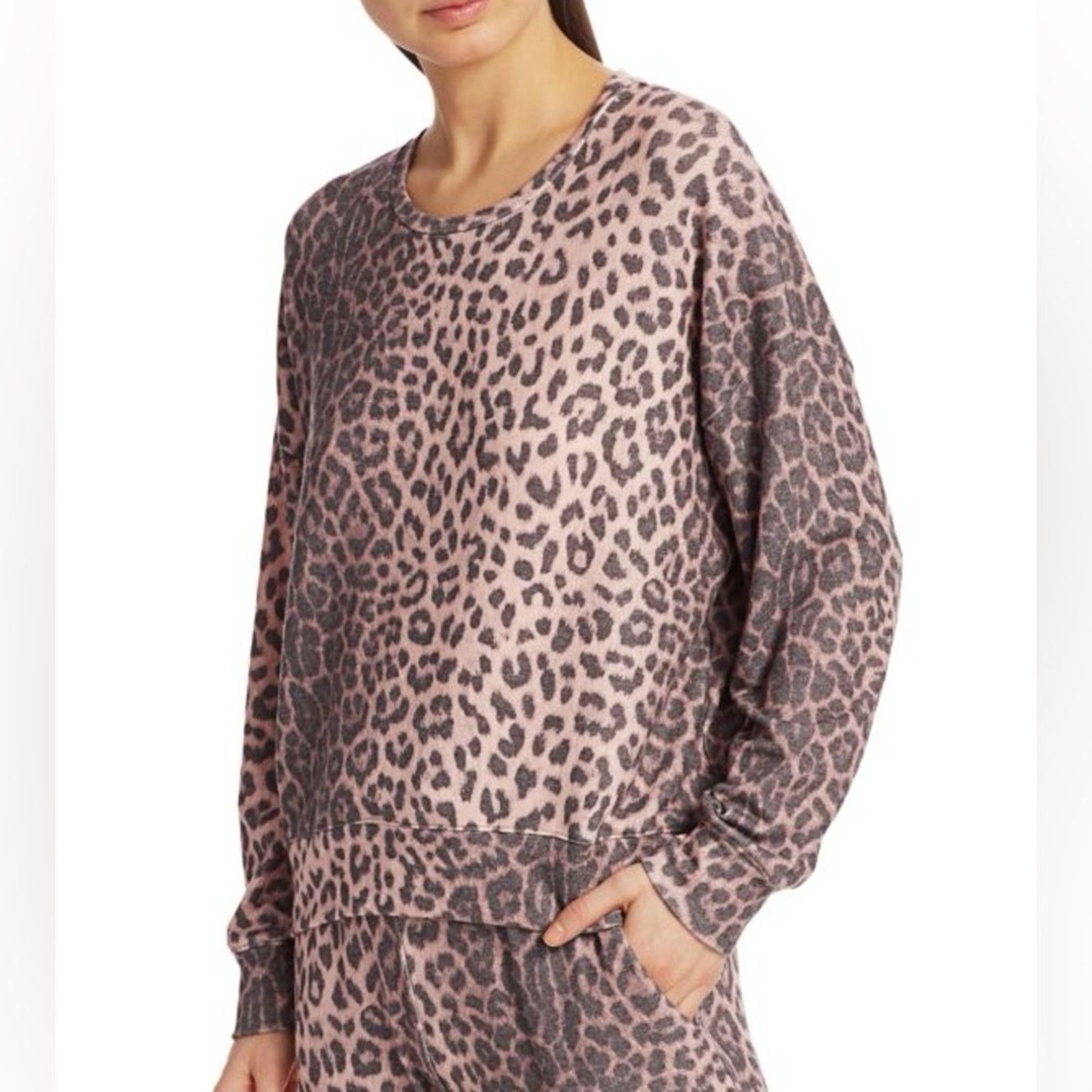 REVOLVE New! Sundry Animal Print Sweatshirt - Large - $122 Size L / US 10 / IT 46 - 2 Thumbnail